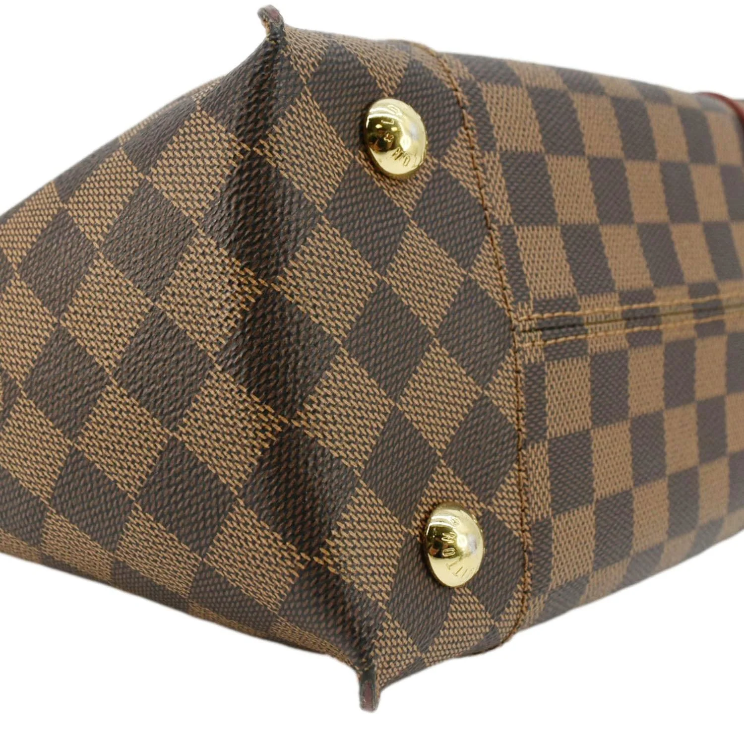 LOUIS VUITTON Caissa PM Damier Ebene Tote Bag Brown - Image 7