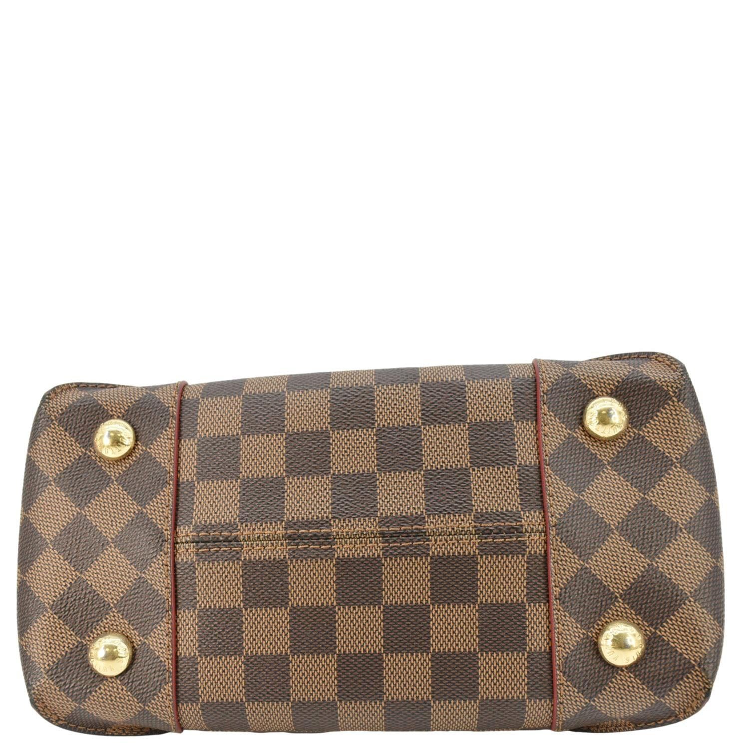 LOUIS VUITTON Caissa PM Damier Ebene Tote Bag Brown - Image 9
