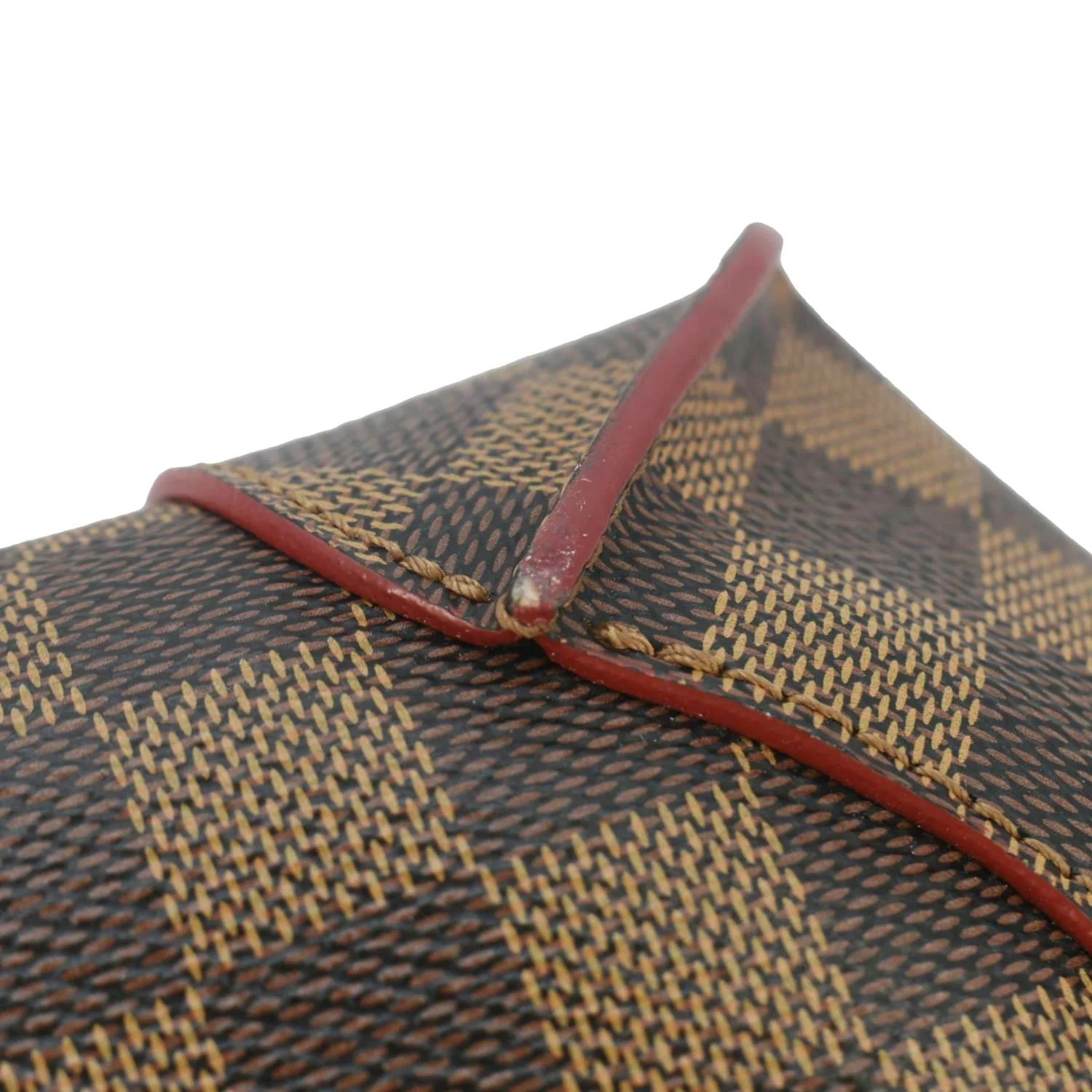 LOUIS VUITTON Caissa MM Damier Ebene Tote Bag Brown - Image 8