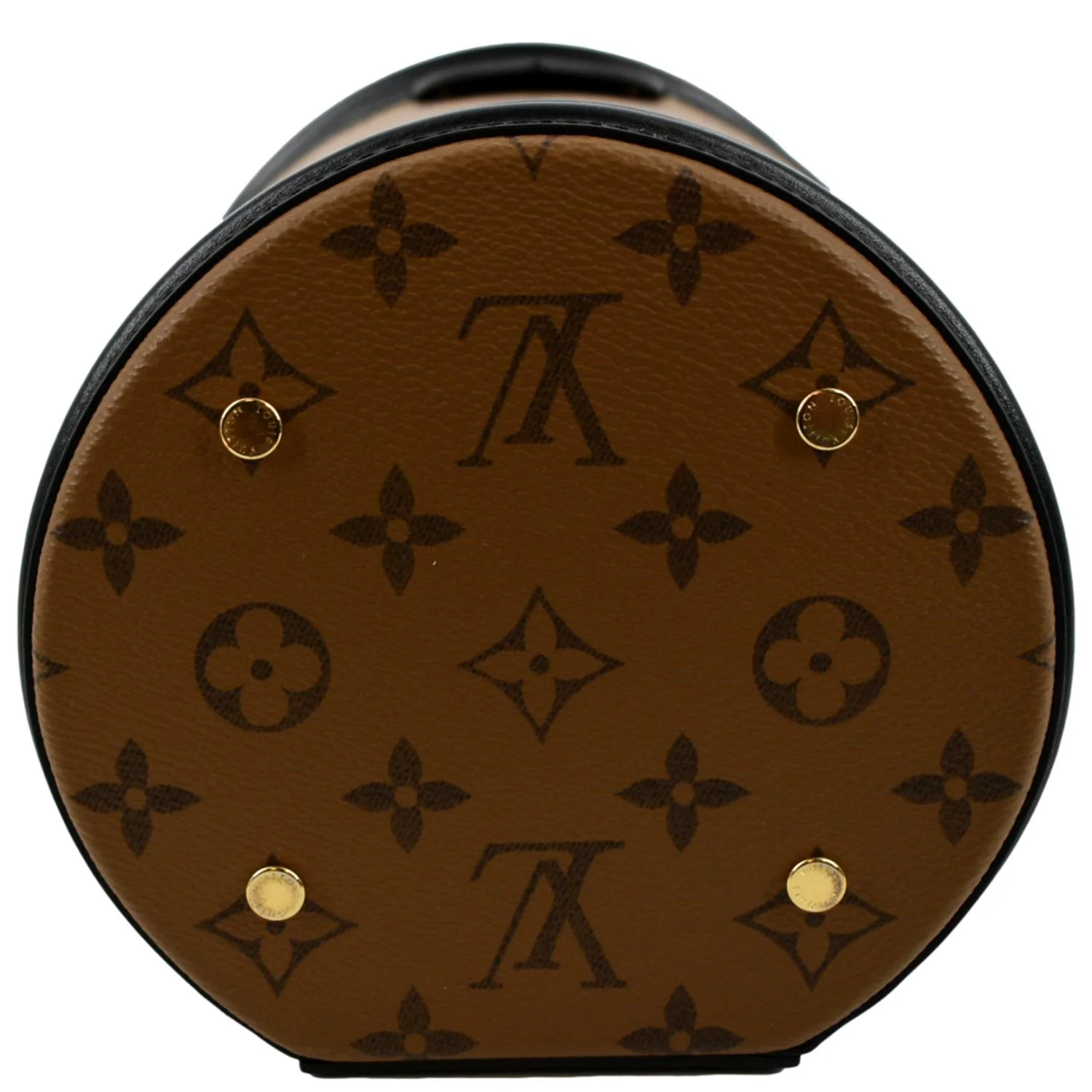 LOUIS VUITTON Cannes Reverse Monogram Canvas Satchel Bag Brown - Image 10