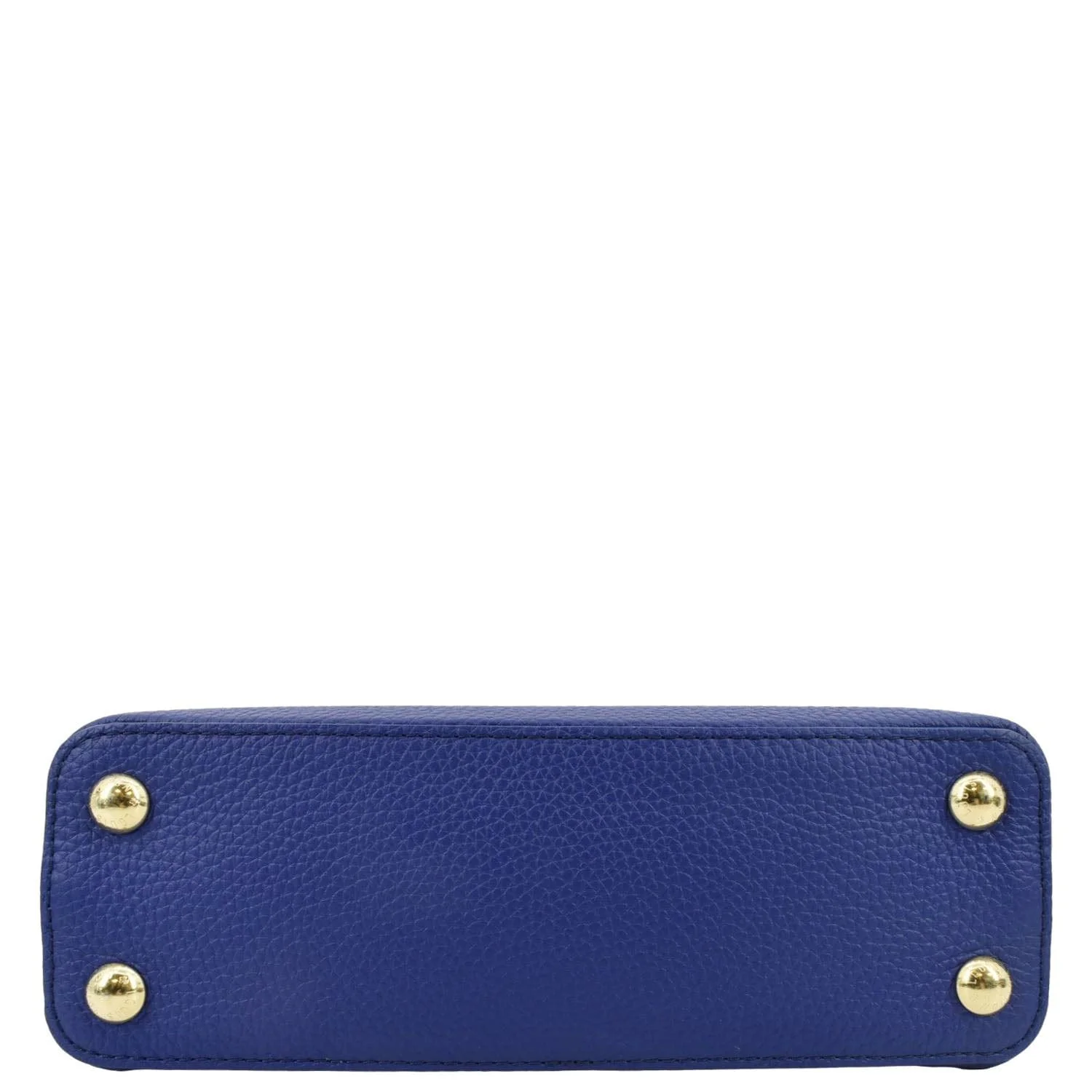 LOUIS VUITTON Capucines Taurillon Leather Shoulder Bag Blue - Image 11