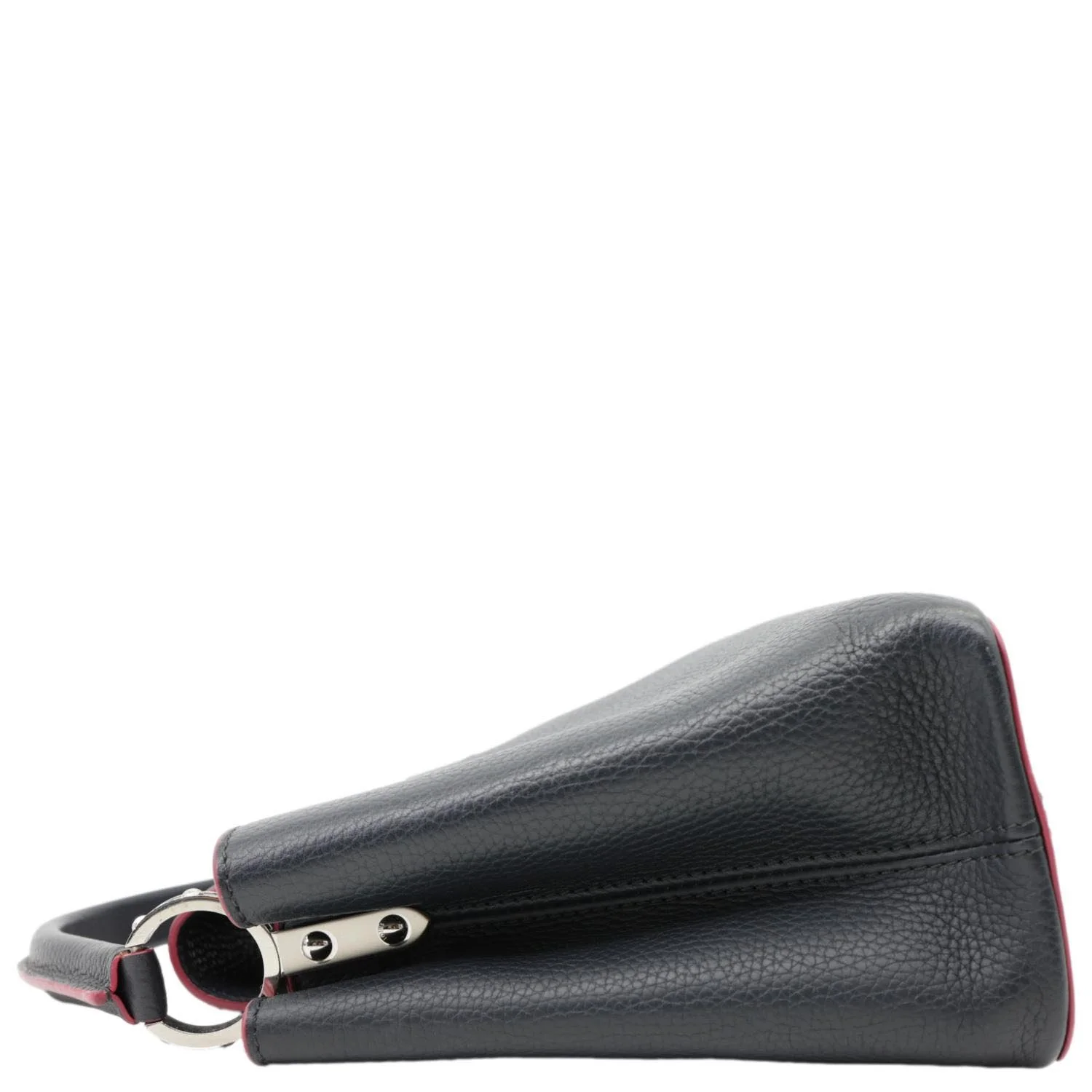 LOUIS VUITTON Capucines PM Taurillon Leather Shoulder Bag Black - Image 11