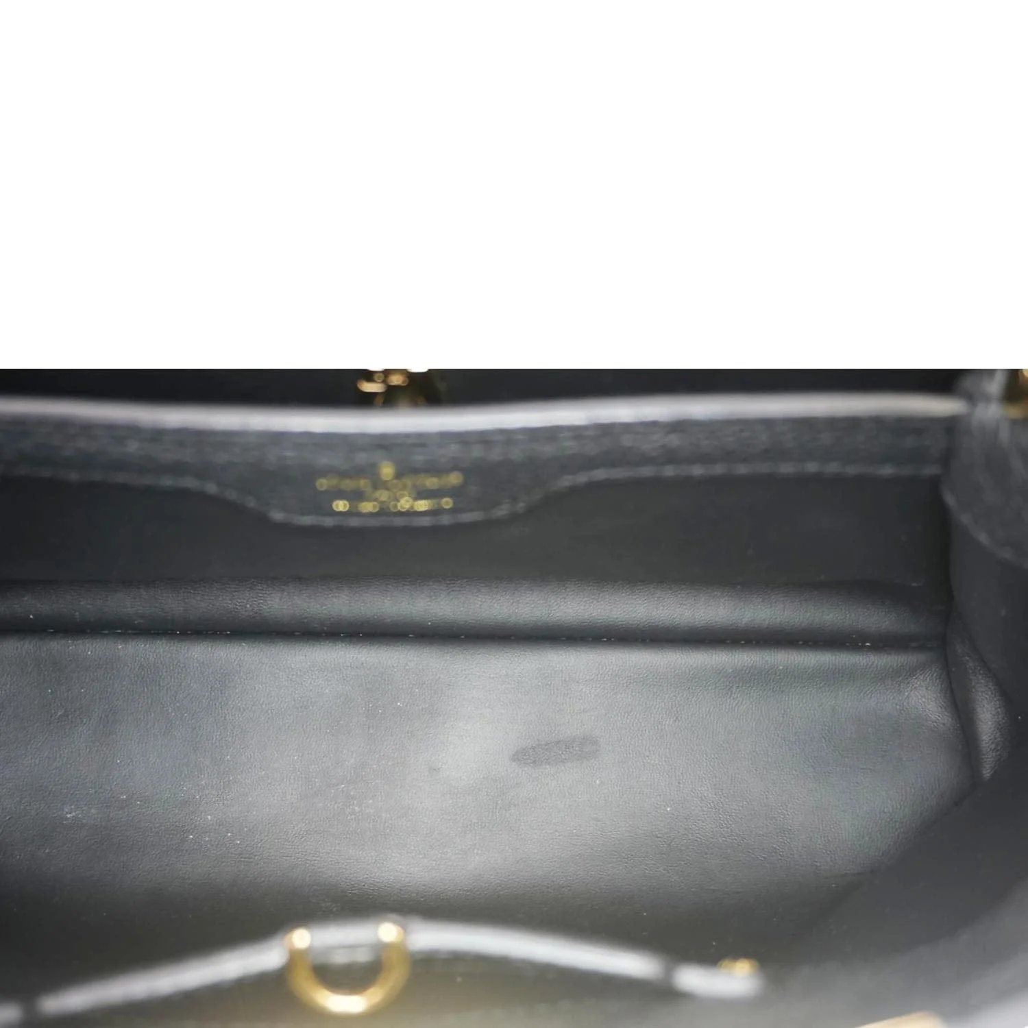 LOUIS VUITTON Capucines Crown Flowers Taurillon Leather Shoulder Bag Black - Image 14