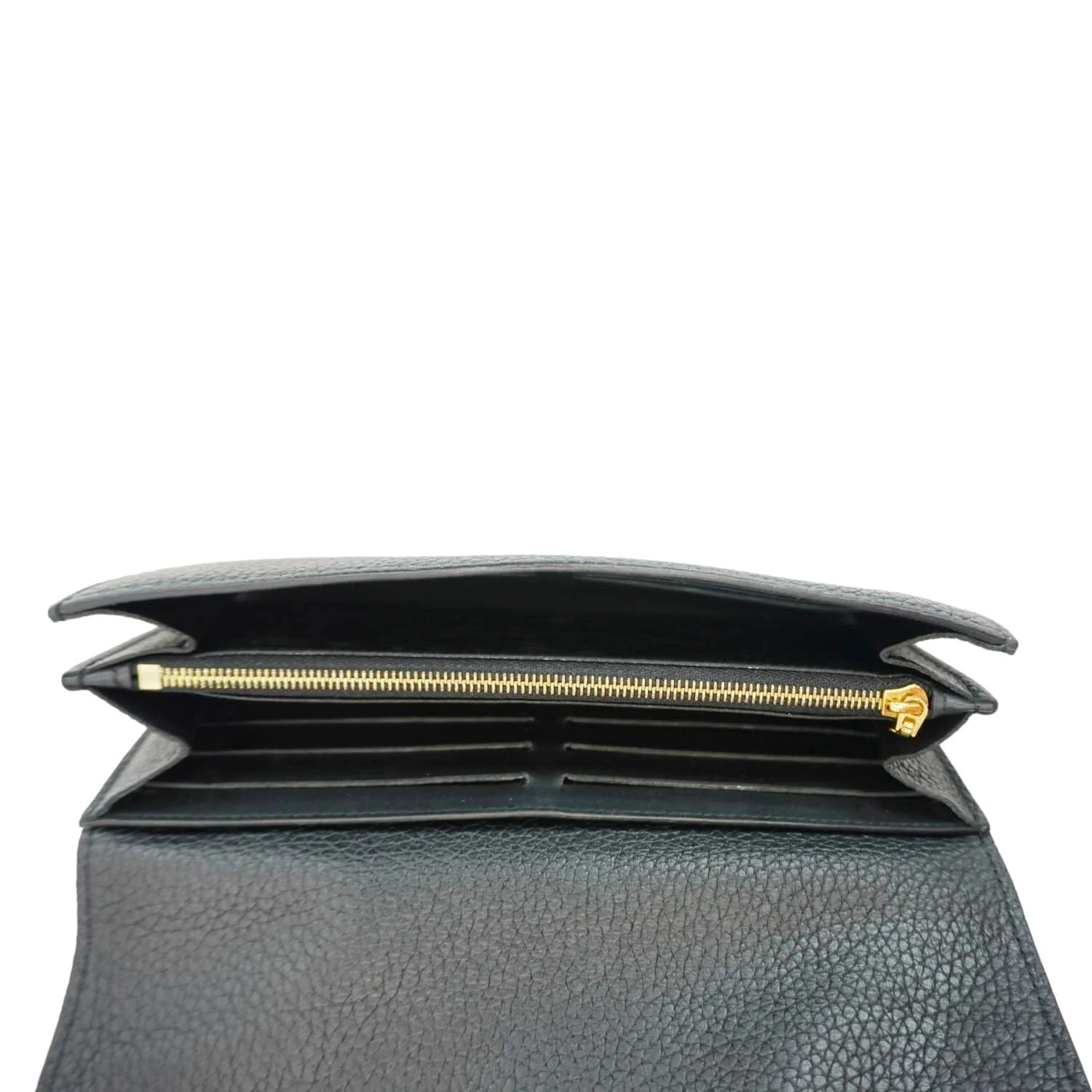 LOUIS VUITTON Capucines Crown Flowers Taurillon Leather Wallet Black - Image 10