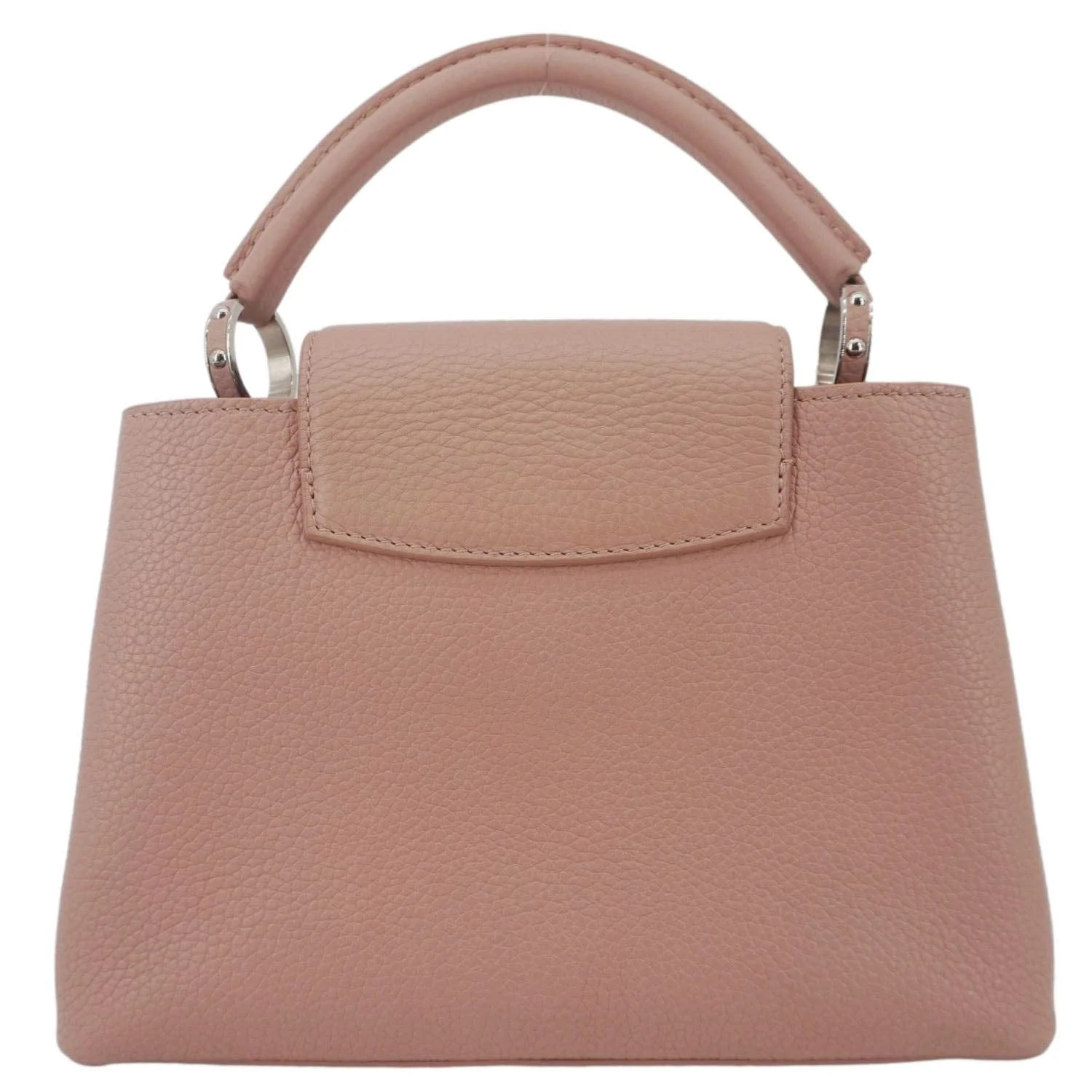 LOUIS VUITTON Capucines BB Mechanical Flowers Taurillon Leather Crossbody Bag Pink - Image 4