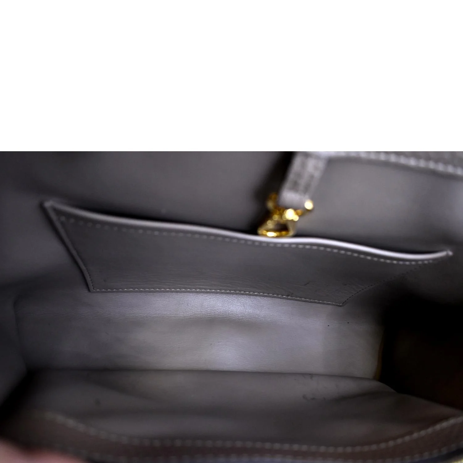 LOUIS VUITTON Capucines MM Taurillon Leather Satchel Bag Orange - Image 9
