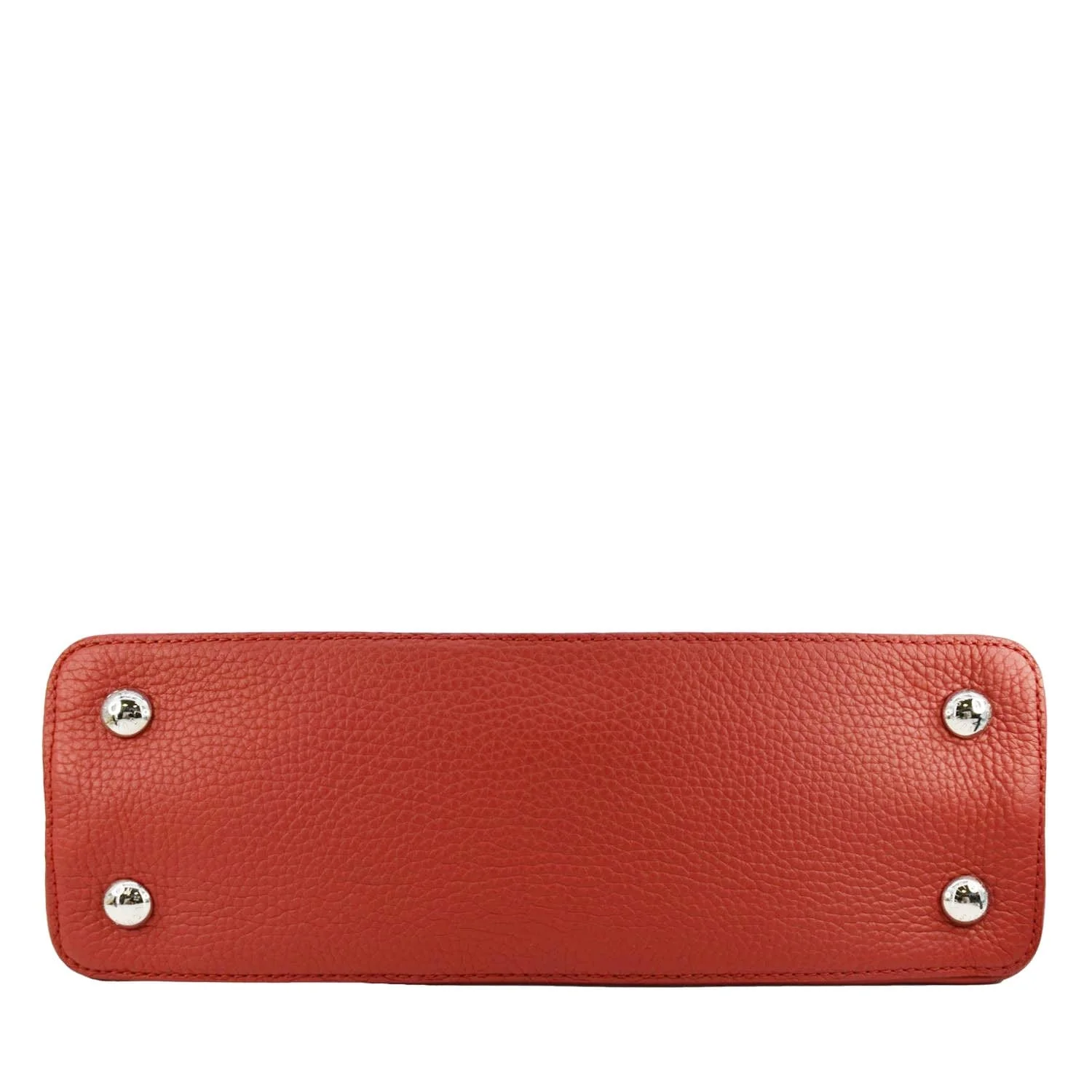LOUIS VUITTON Capucines MM Taurillon Leather Satchel Bag Red - Image 12