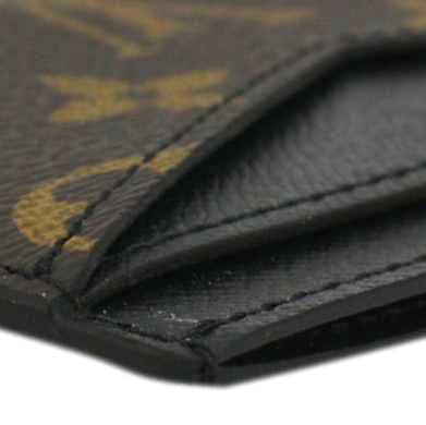 LOUIS VUITTON Neo Porte Cartes Monogram Macassar Card Holder Black - Image 6