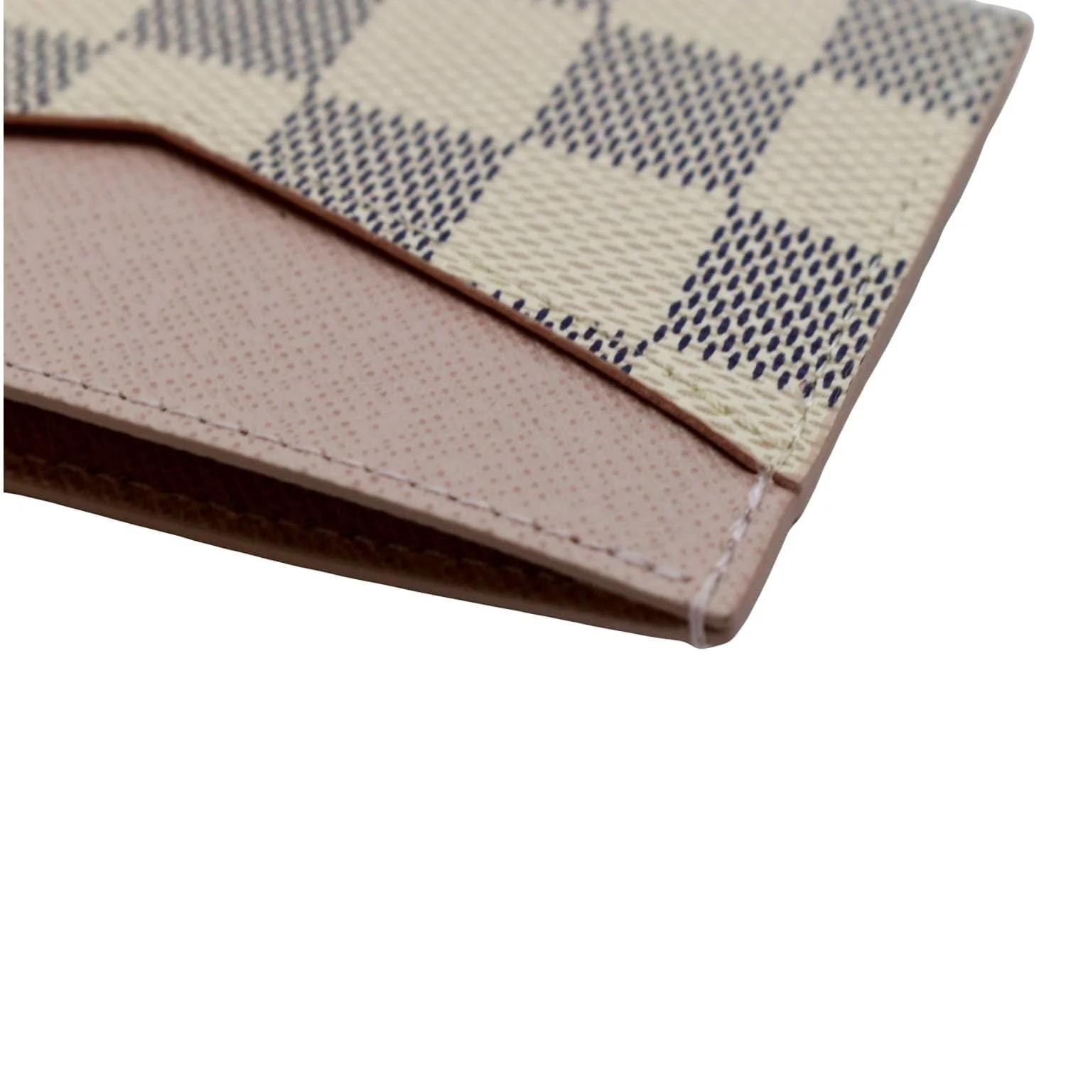 LOUIS VUITTON Damier Azur Card Holder White - Image 3