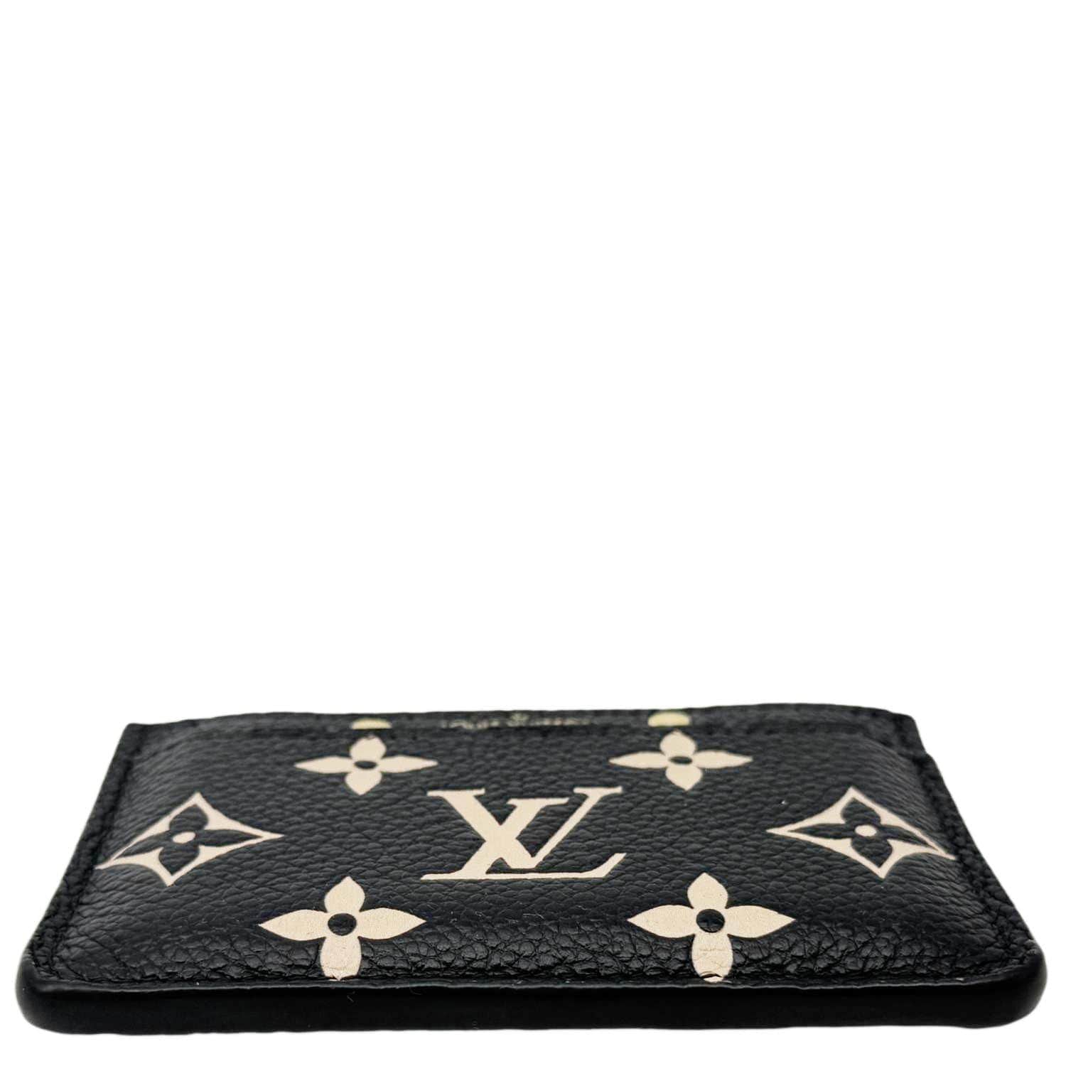 LOUIS VUITTON Monogram Empreinte Leather Card Holder Bicolor - Image 9