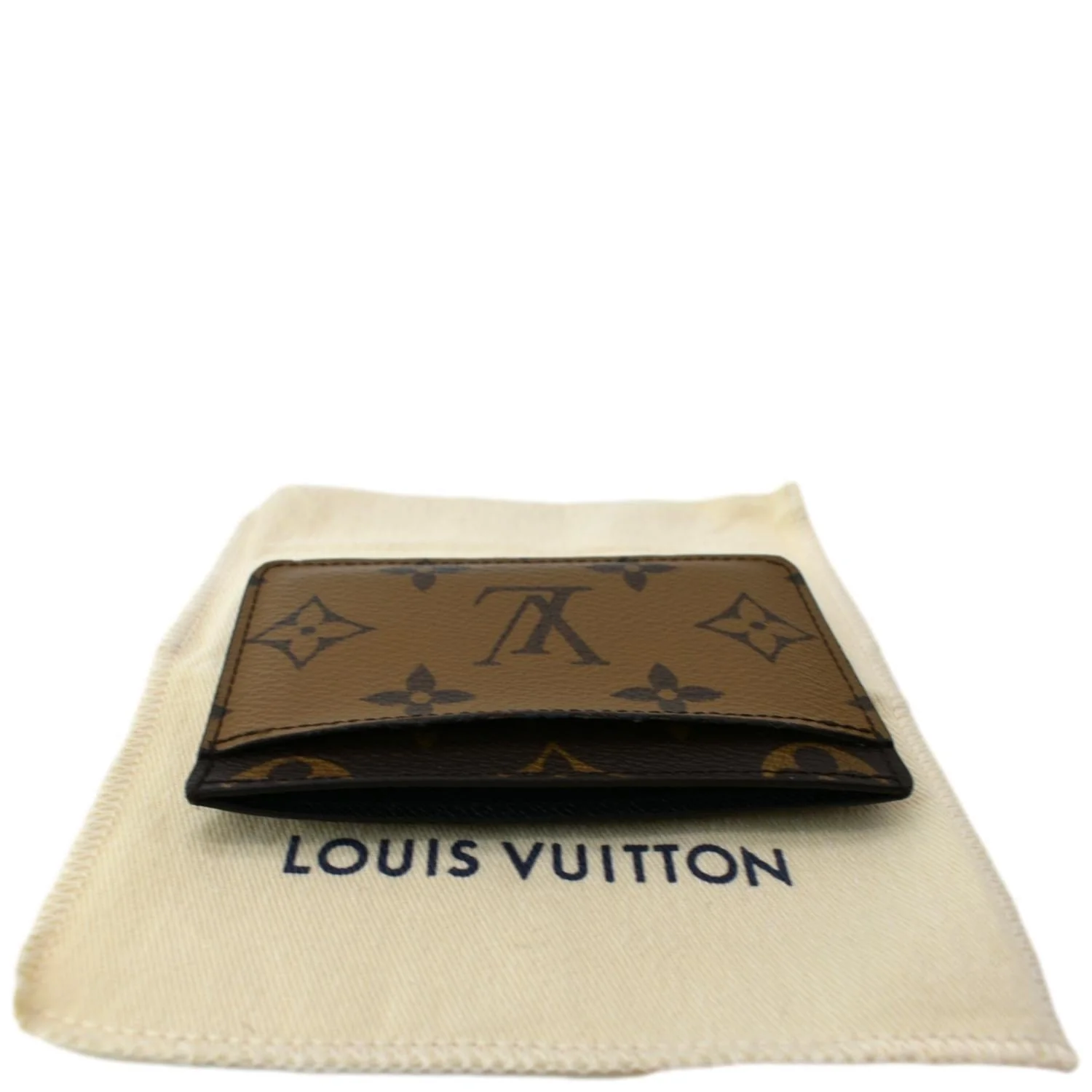 LOUIS VUITTON Card Holder Monogram Canvas Brown - Image 6