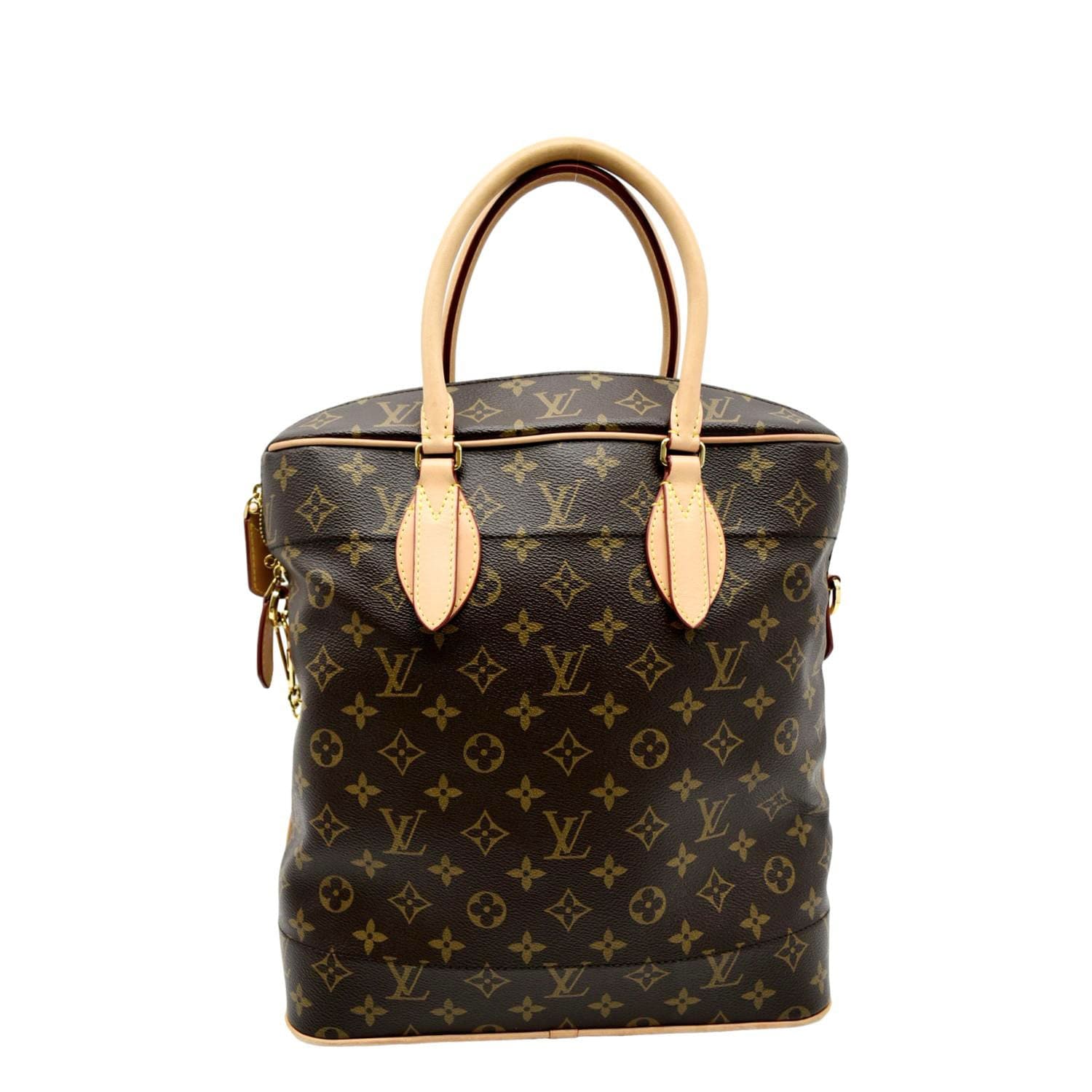 LOUIS VUITTON Carryall MM Monogram Canvas Shoulder Bag Brown - Image 4