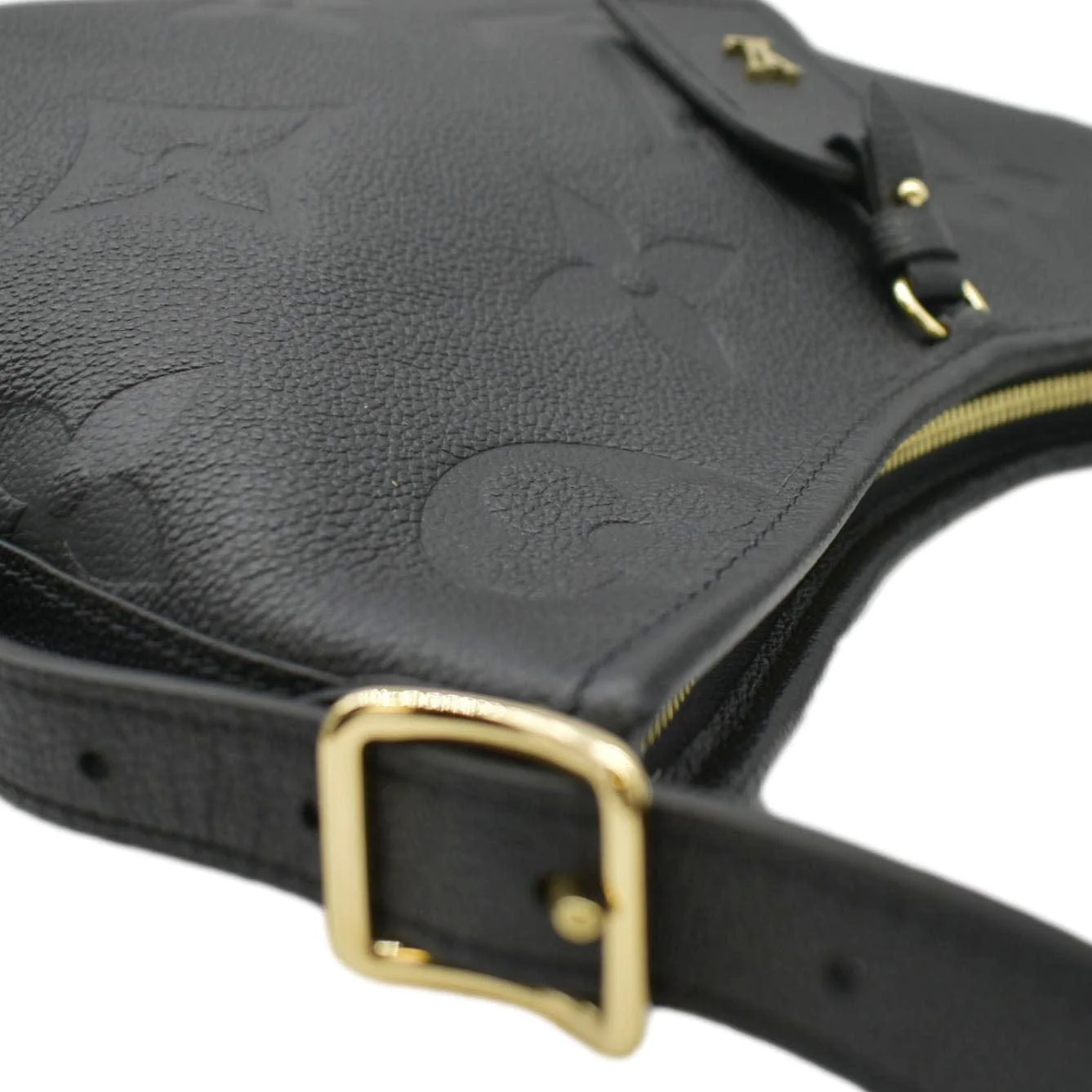 LOUIS VUITTON Carryall PM Monogram Empreinte Leather Shoulder Bag Black - Image 6
