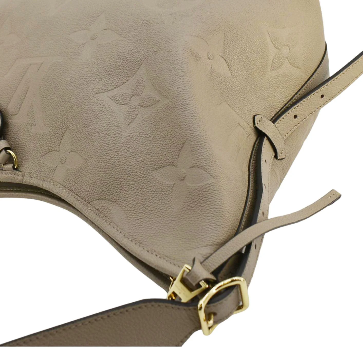 LOUIS VUITTON Carryall MM Empreinte Leather Shoulder Bag Beige - Image 6