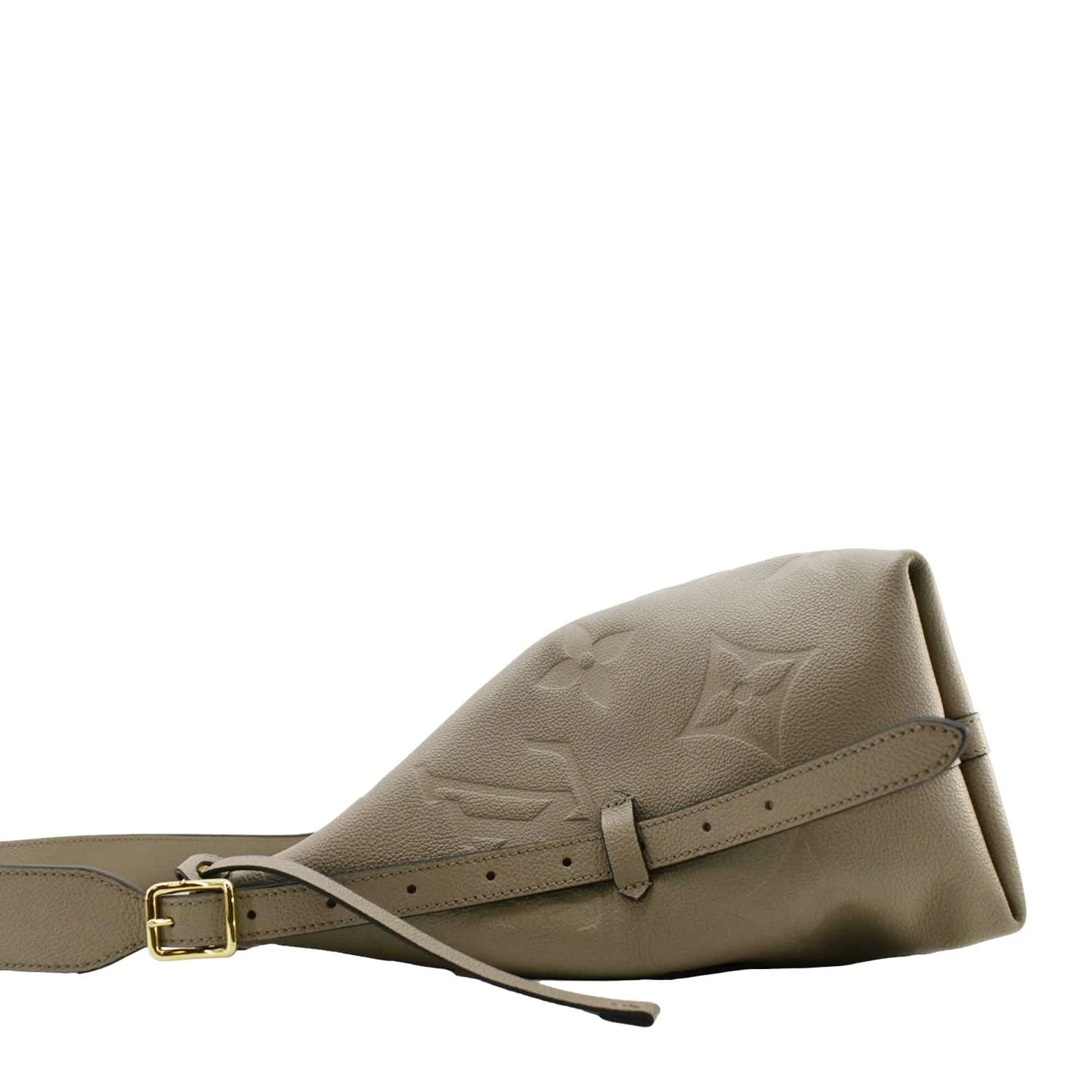 LOUIS VUITTON Carryall MM Empreinte Leather Shoulder Bag Beige - Image 8