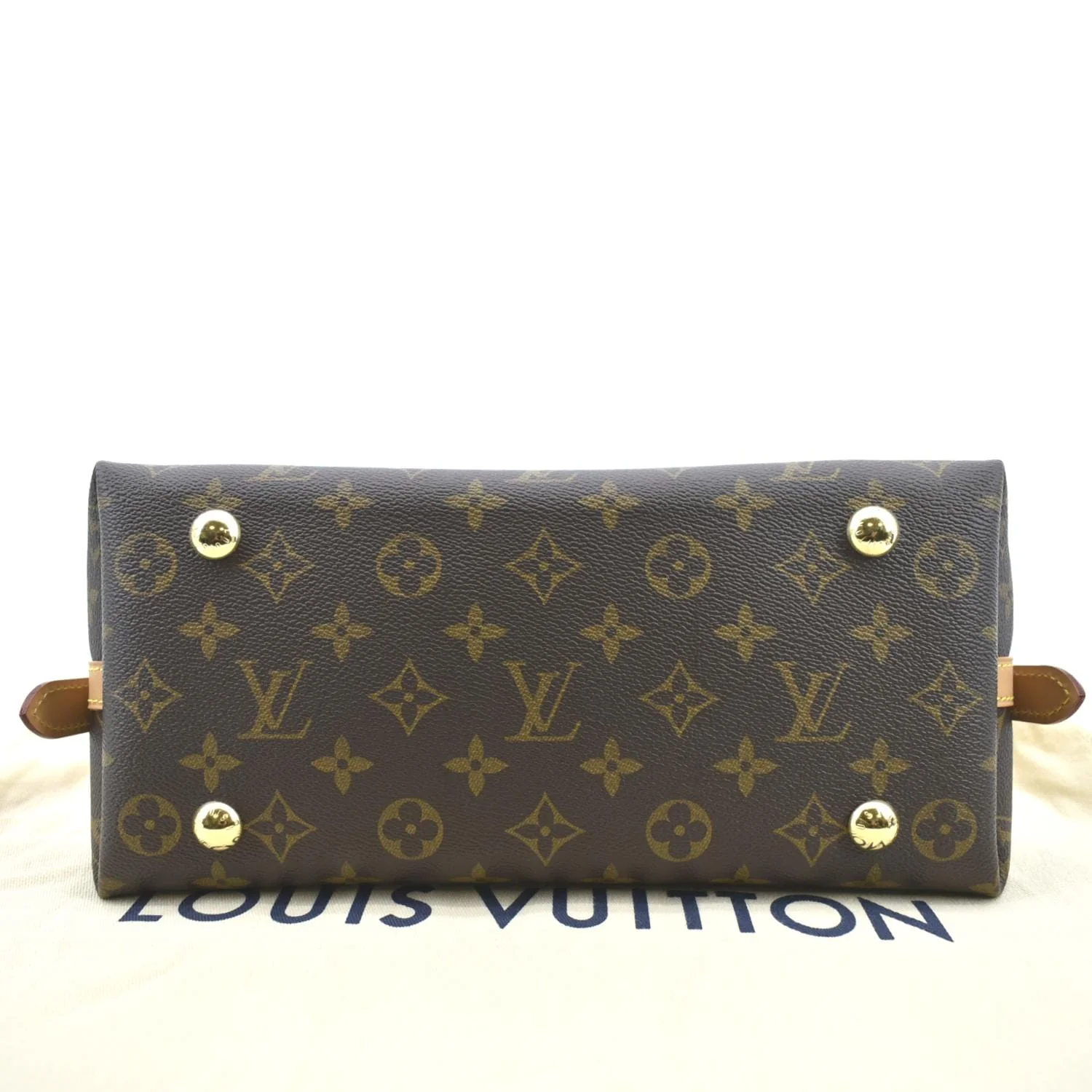 LOUIS VUITTON Carryall PM Monogram Canvas Shoulder Bag Brown - Image 9