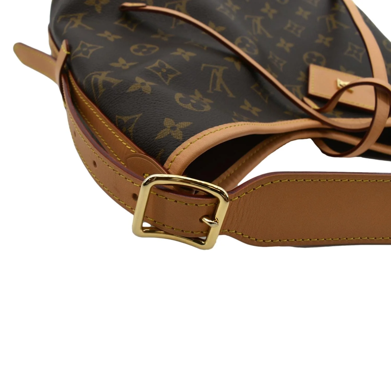 LOUIS VUITTON Carryall PM Monogram Canvas Shoulder Bag Brown - Image 5