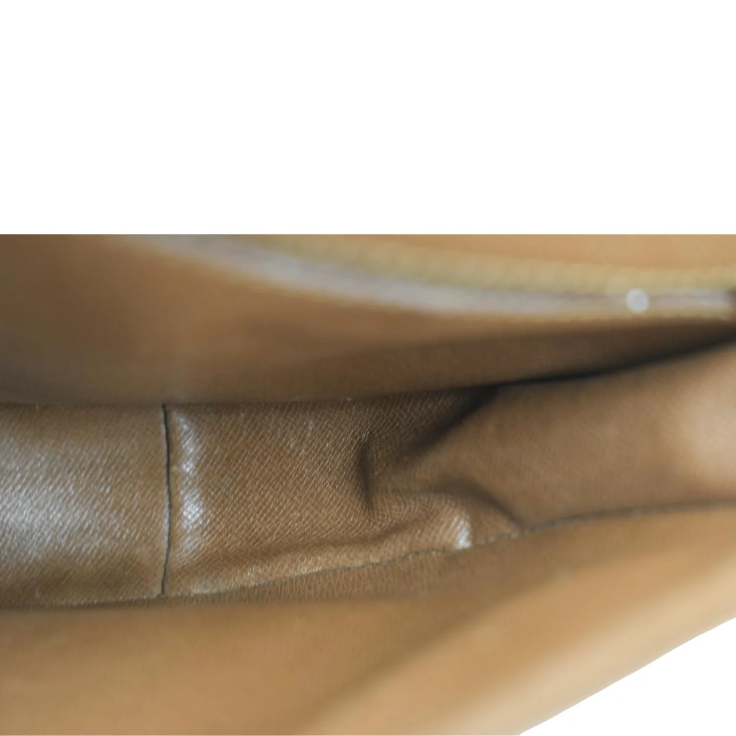 LOUIS VUITTON Chantilly Monogram Canvas Crossbody Bag Brown - Image 16