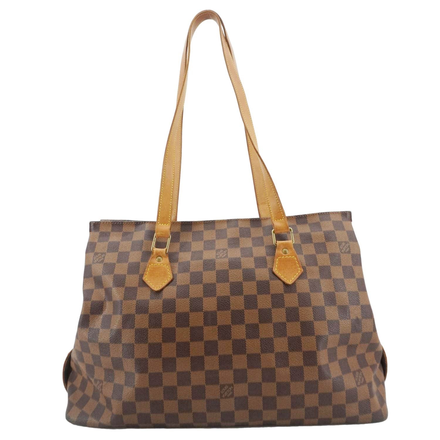 LOUIS VUITTON Chelsea Damier Ebene Shoulder Bag Brown - Image 3