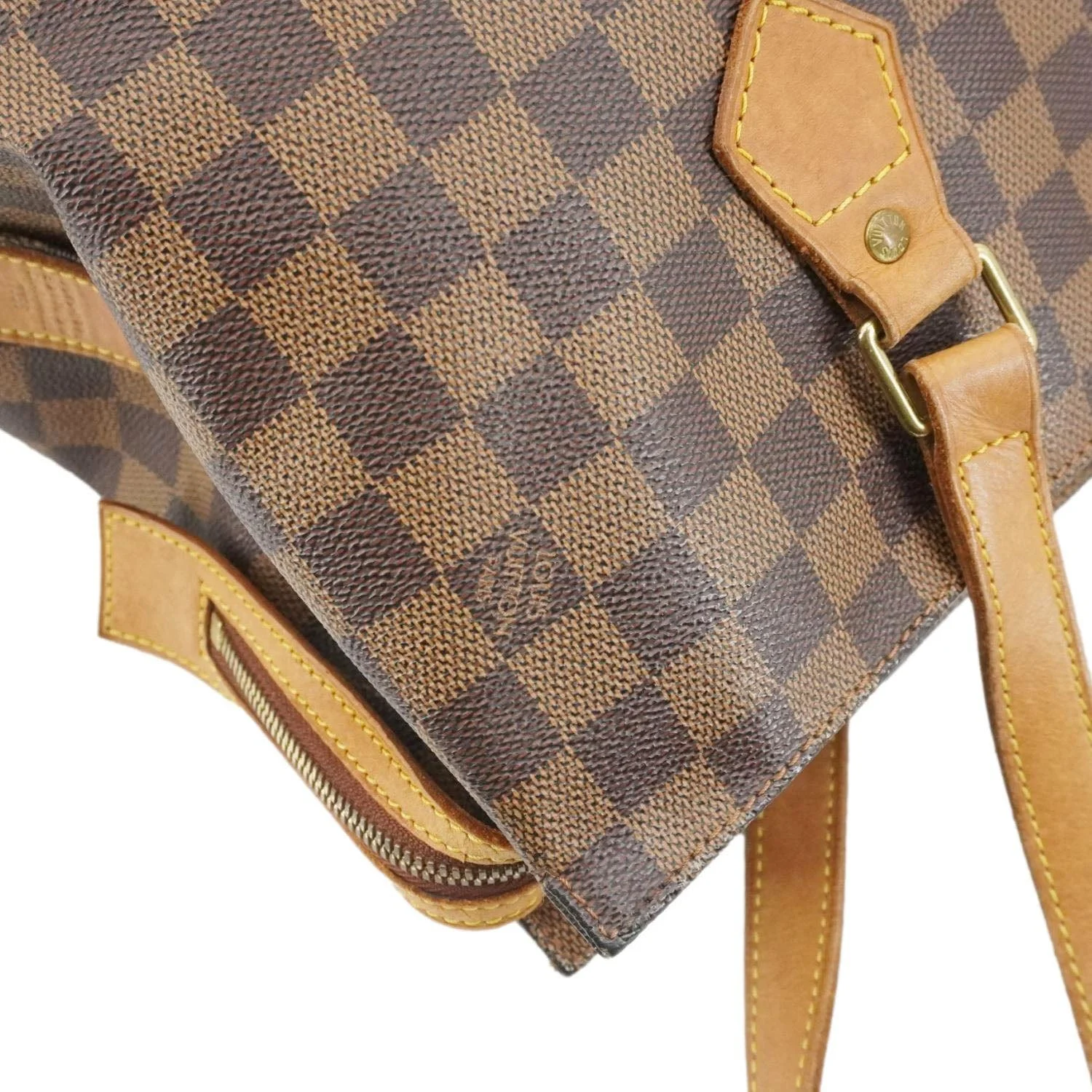 LOUIS VUITTON Chelsea Damier Ebene Shoulder Bag Brown - Image 6