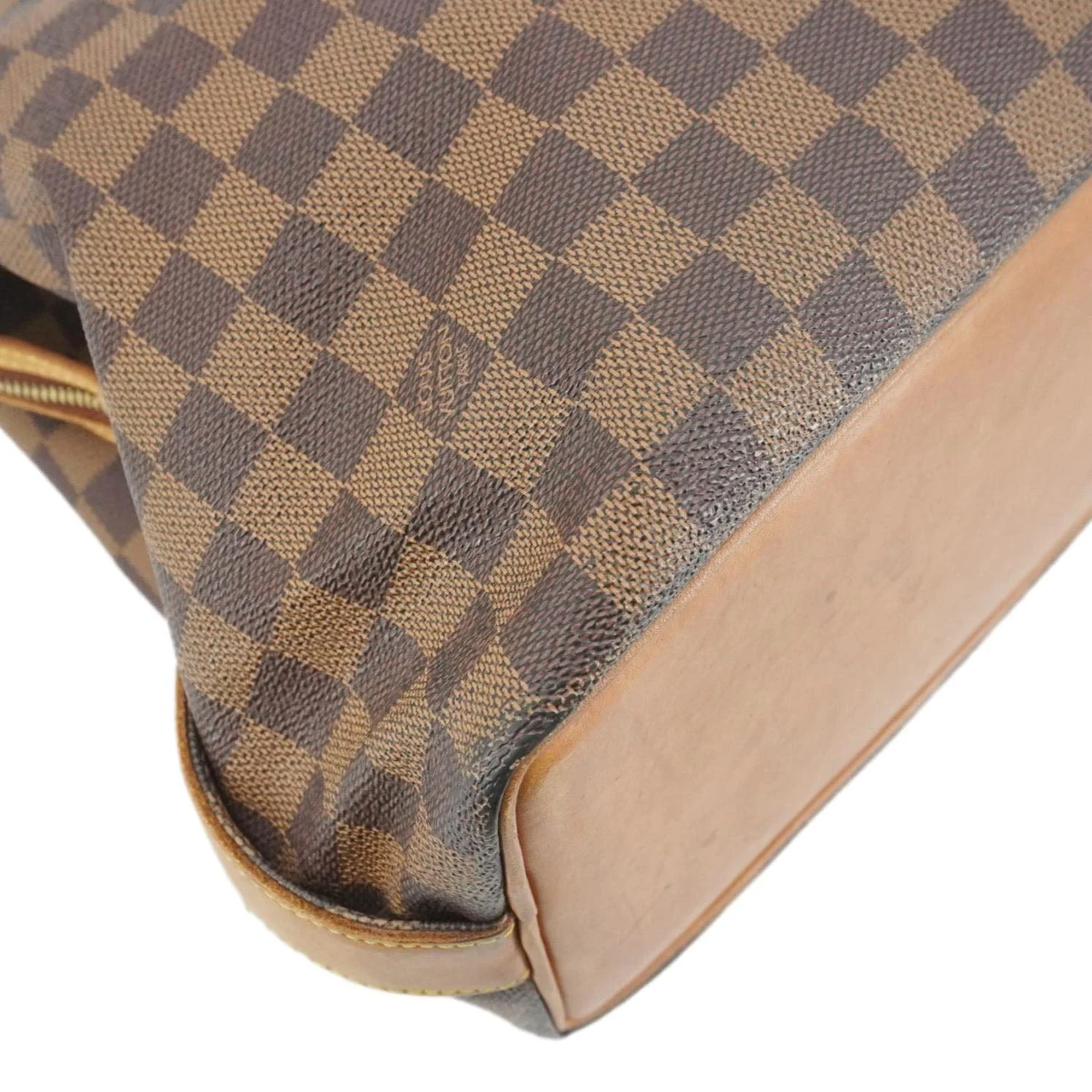 LOUIS VUITTON Chelsea Damier Ebene Shoulder Bag Brown - Image 9