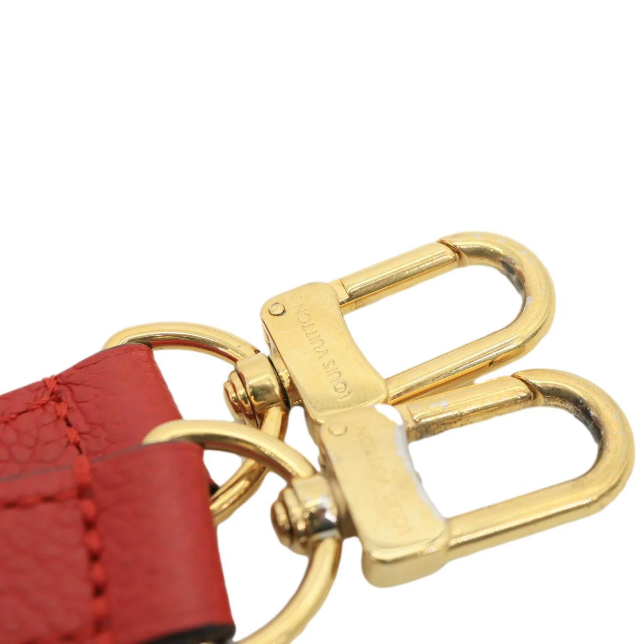 LOUIS VUITTON Speedy 25 Bandouliere Monogram Empreinte Leather Crossbody Bag Red - Image 13