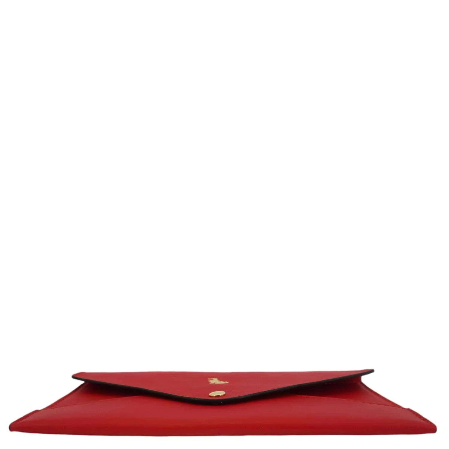 LOUIS VUITTON Chinese New Year Dog Envelope Leather Pouch Red - Image 10