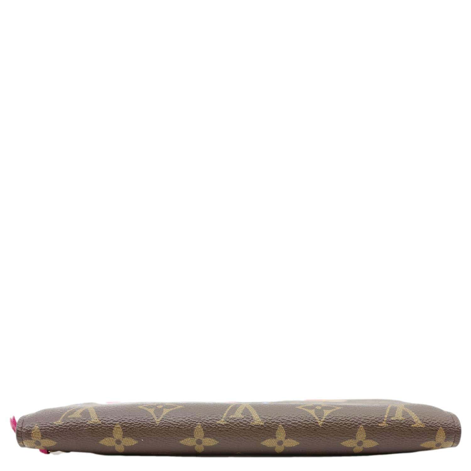 LOUIS VUITTON Weekend Christmas Animation Pochette Monogram Canvas Crossbody Bag Brown - Image 5