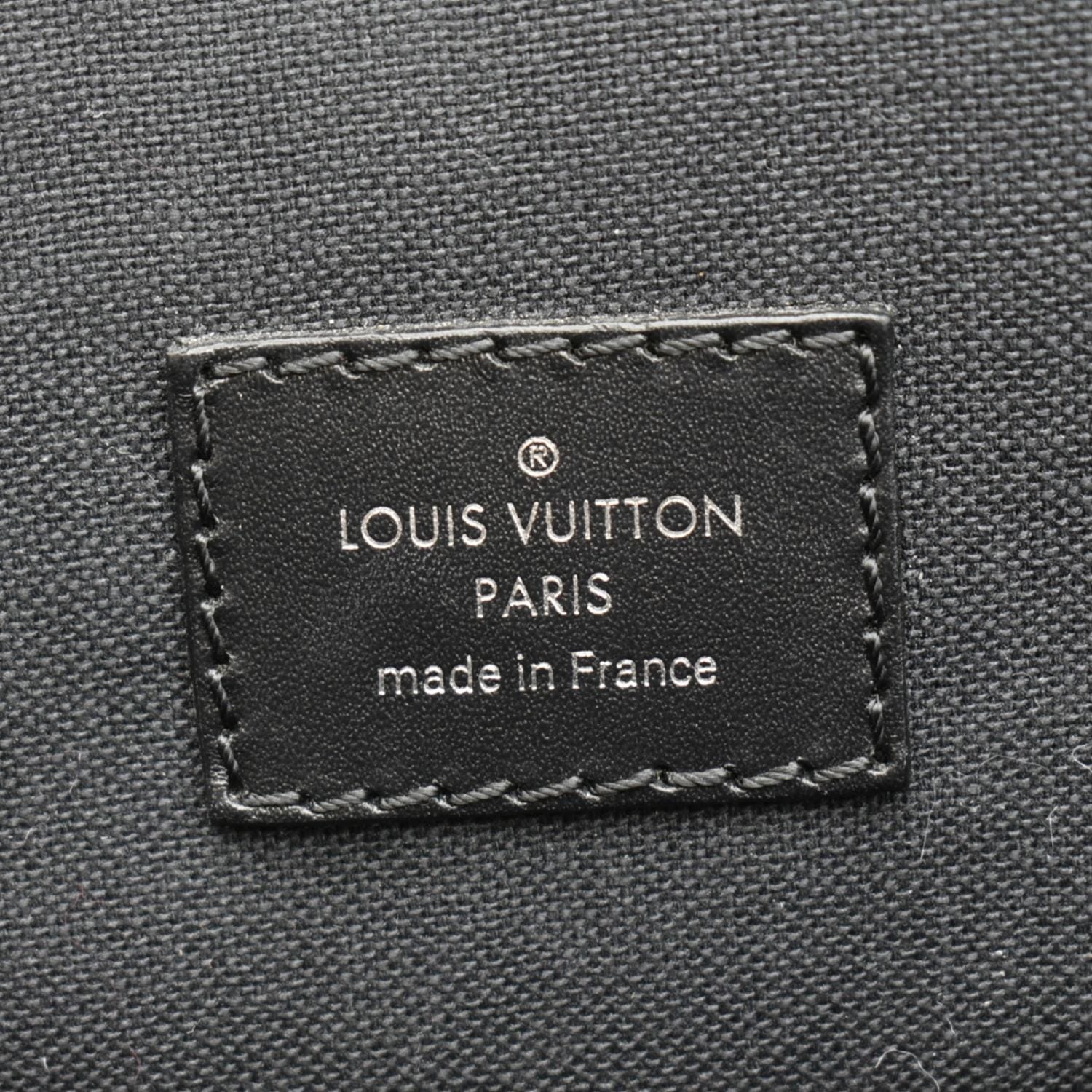 LOUIS VUITTON Christopher MM Monogram Macassar Canvas Backpack Bag Brown - Image 11