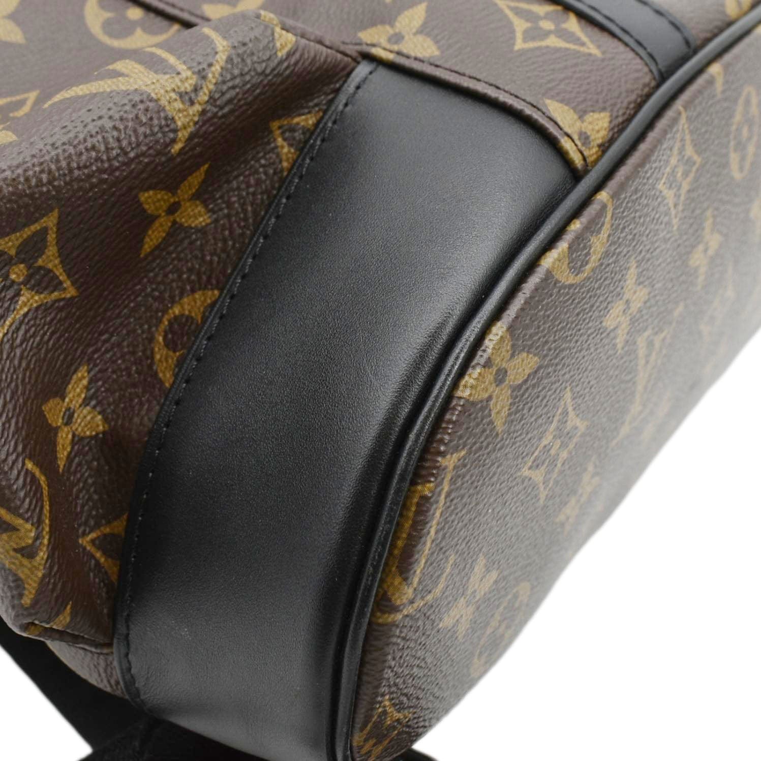 LOUIS VUITTON Christopher MM Monogram Macassar Canvas Backpack Bag Brown - Image 7
