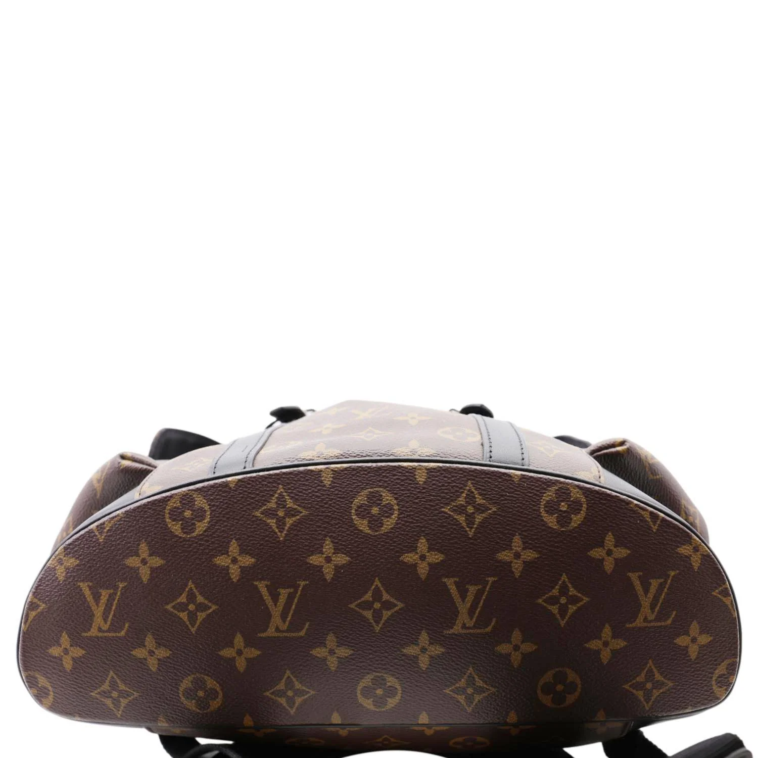 LOUIS VUITTON Christopher Monogram Macassar Canvas Backpack Bag Brown - Image 10