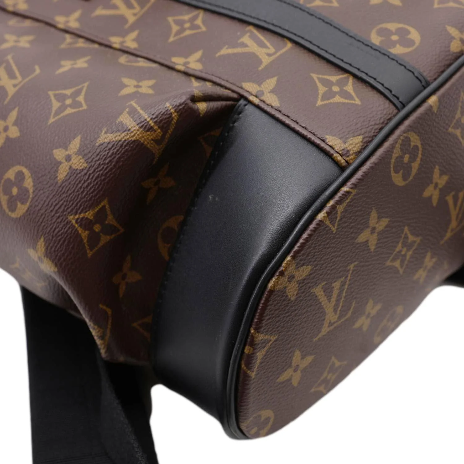 LOUIS VUITTON Christopher Monogram Macassar Canvas Backpack Bag Brown - Image 8