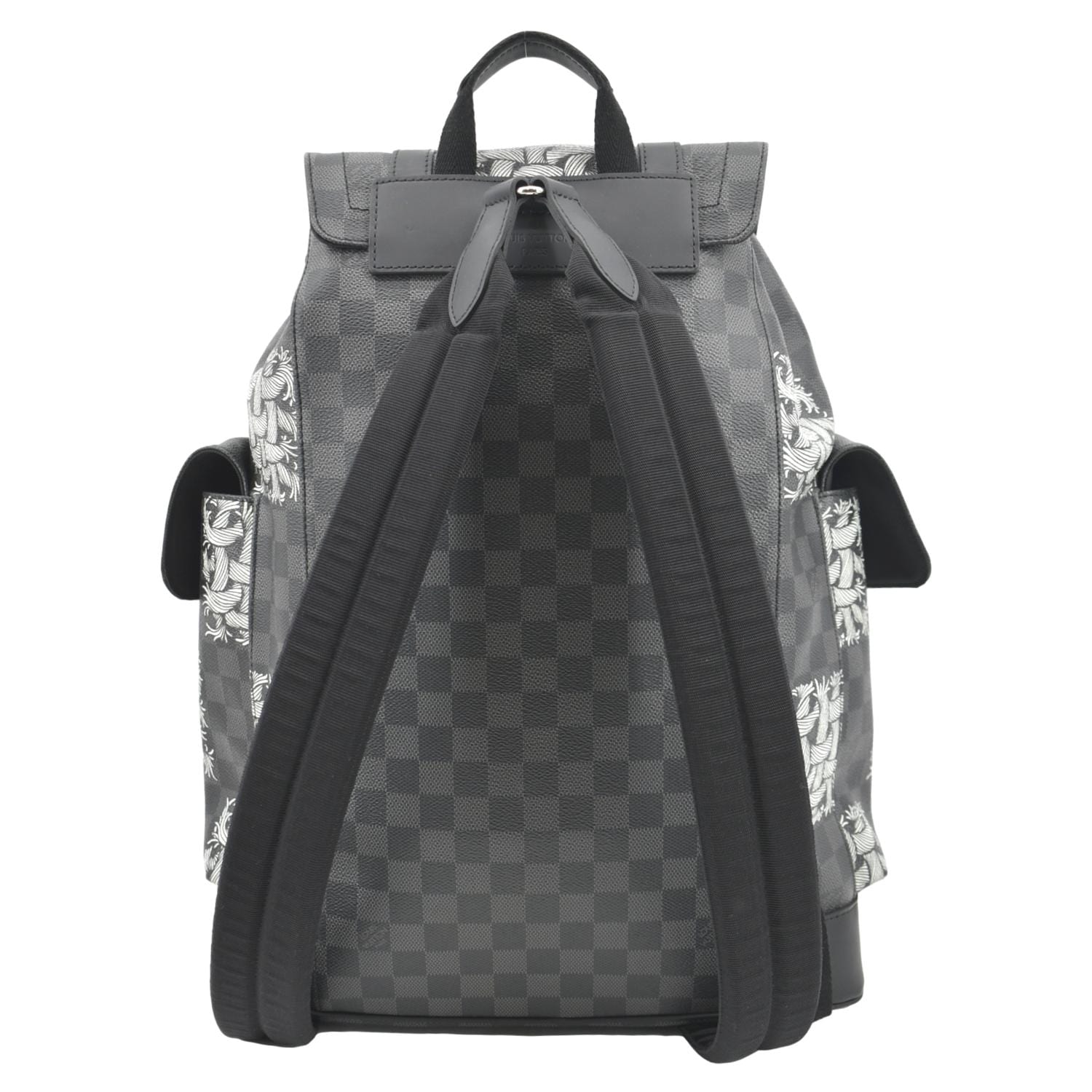 LOUIS VUITTON Christopher Nemeth Damier Graphite Backpack Bag Black - Image 3