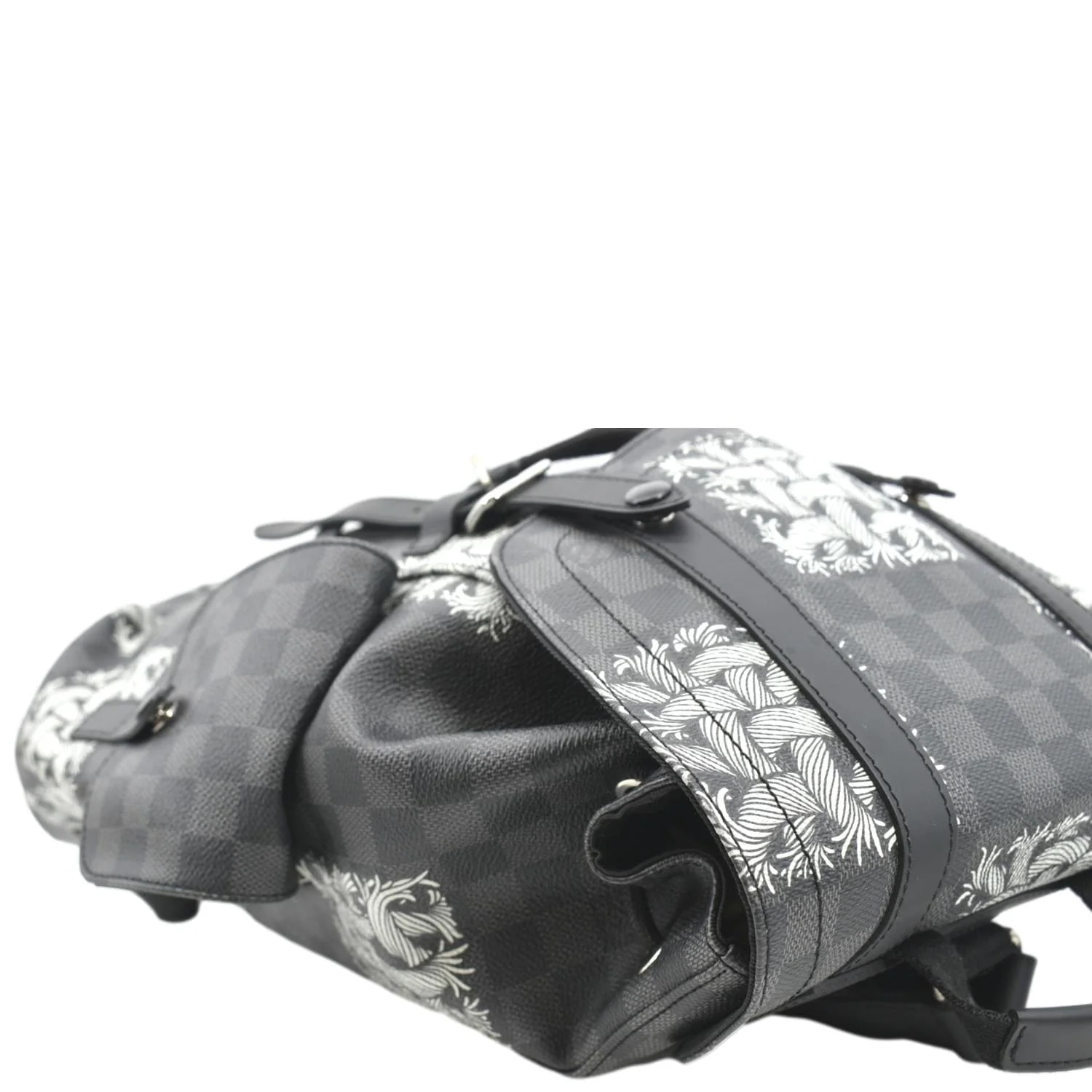 LOUIS VUITTON Christopher Nemeth Damier Graphite Backpack Bag Black - Image 8