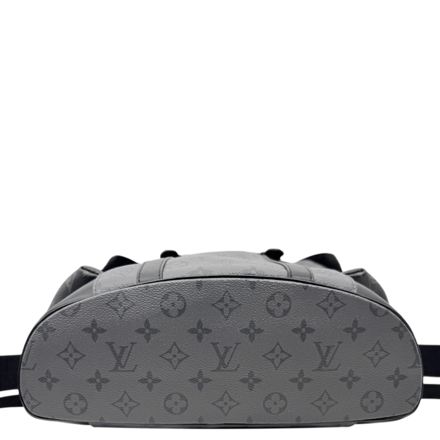 LOUIS VUITTON Christopher MM Reverse Monogram Eclipse Canvas Backpack Black - Image 13