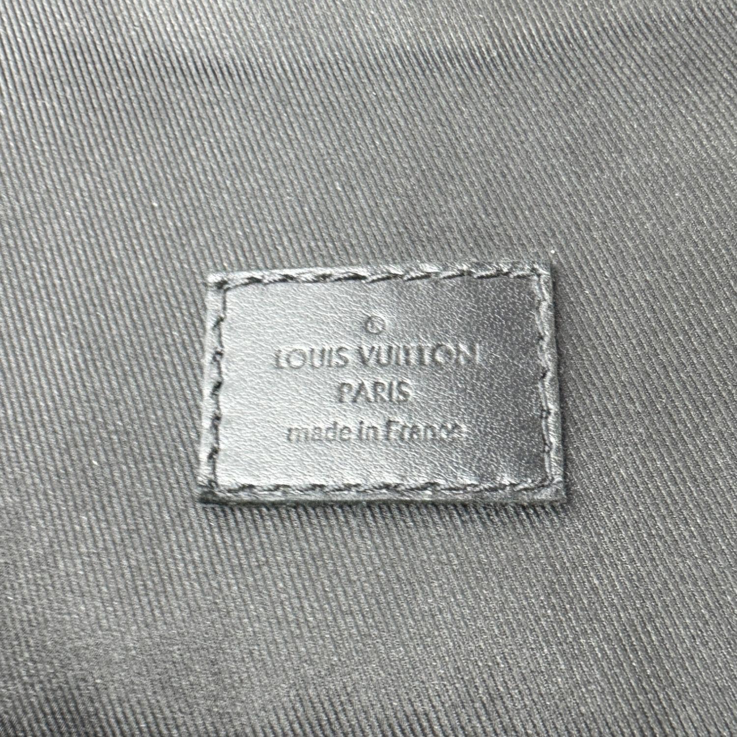 LOUIS VUITTON Christopher MM Reverse Monogram Eclipse Canvas Backpack Black - Image 15