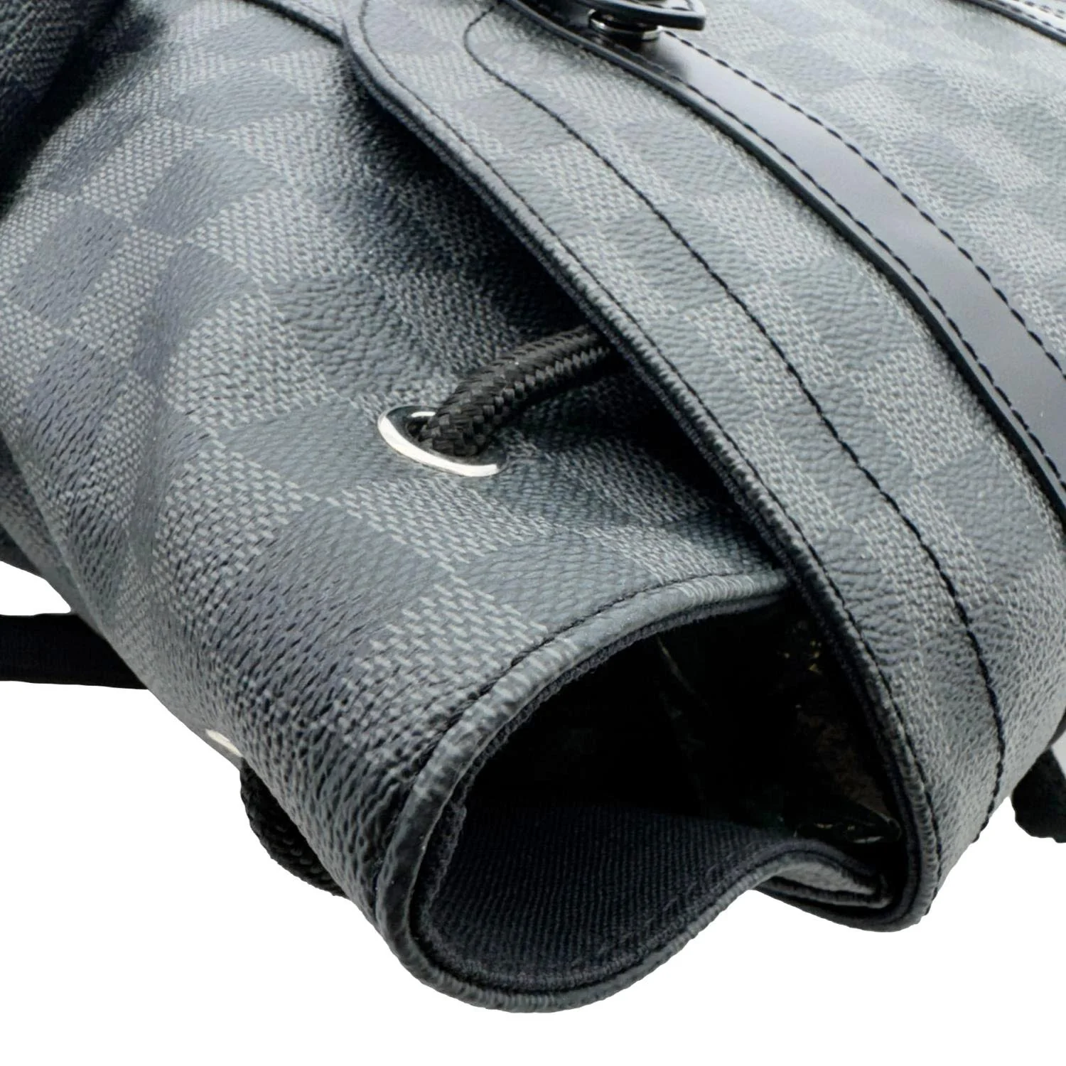 LOUIS VUITTON Christopher PM Damier Graphite Backpack Bag Black - Image 10