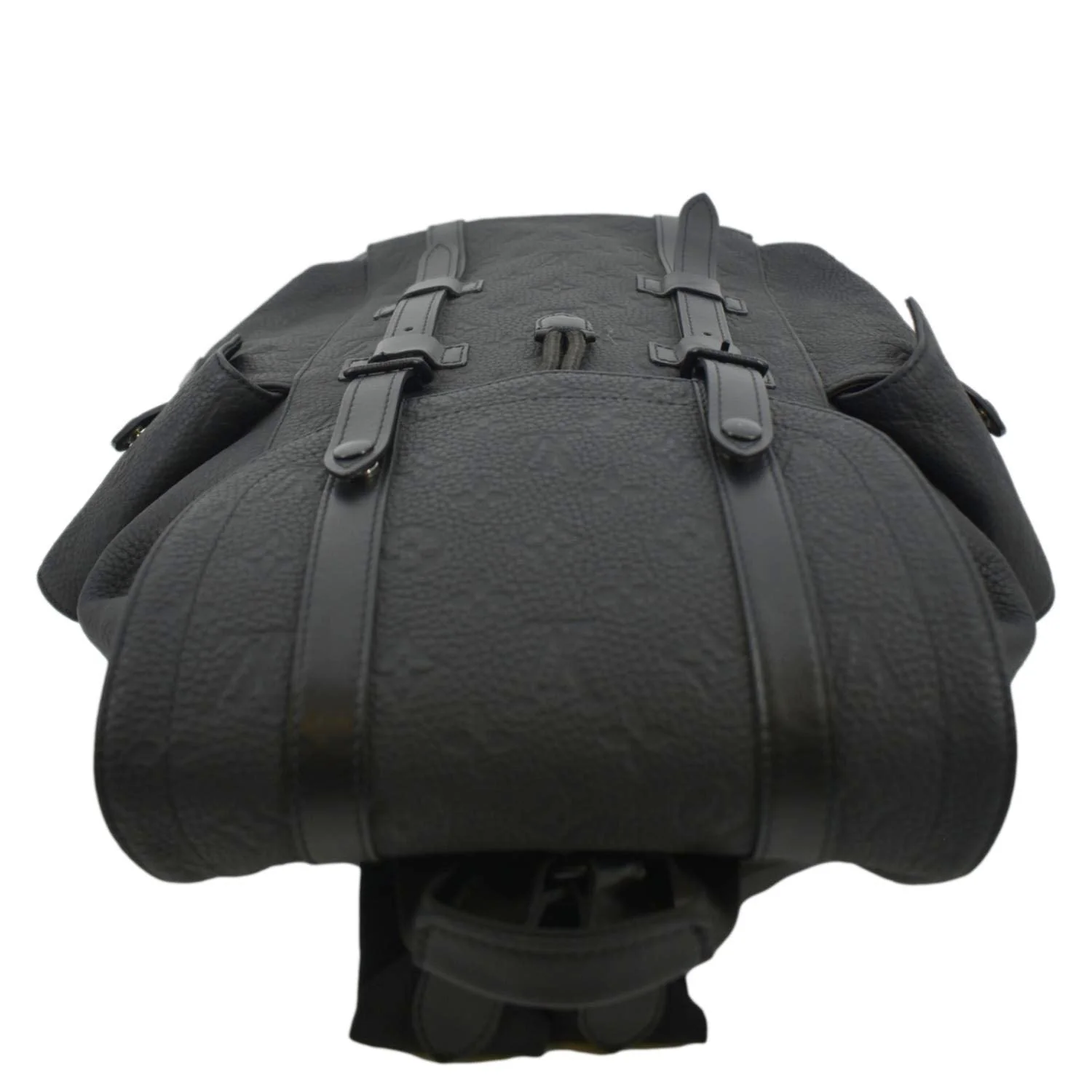 LOUIS VUITTON Christopher PM Monogram Taurillon Leather Backpack Bag Black - Image 5