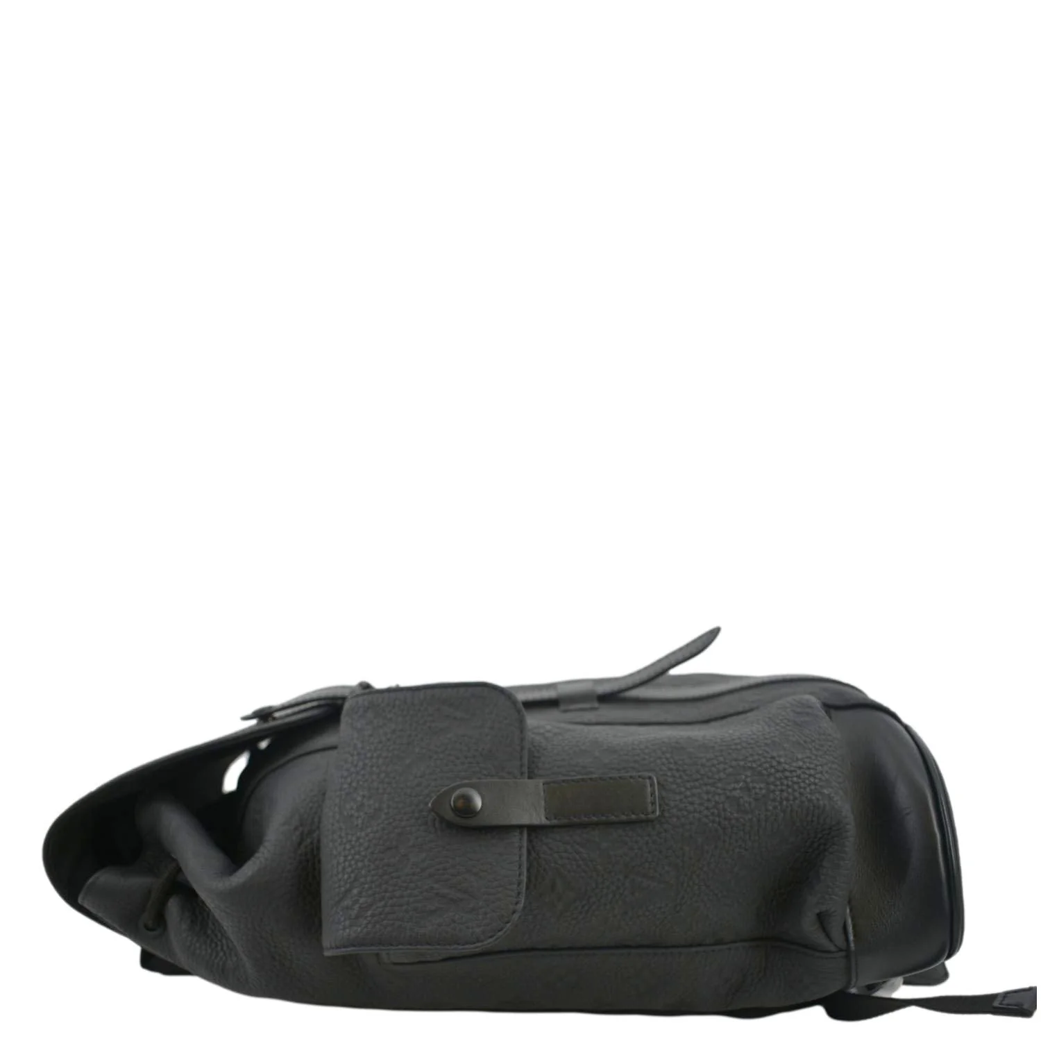 LOUIS VUITTON Christopher PM Monogram Taurillon Leather Backpack Bag Black - Image 8