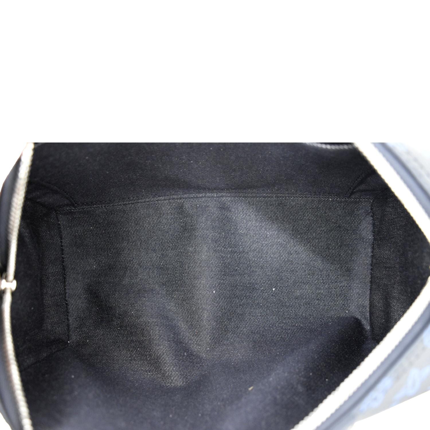 LOUIS VUITTON City Keepall Monogram Leather Travel Bag Blue - Image 11