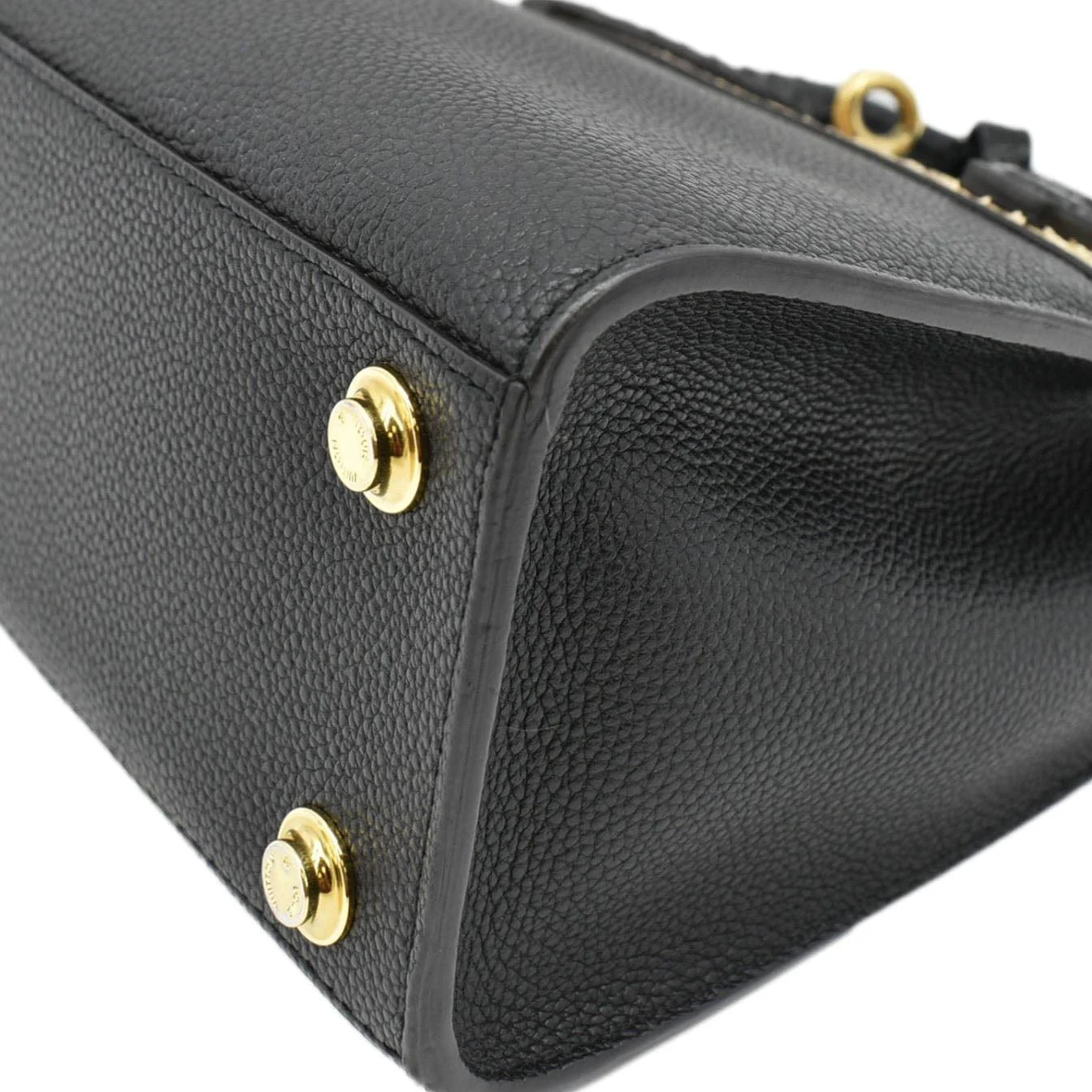 LOUIS VUITTON City Steamer Python Leather Tote Bag Gold - Image 8