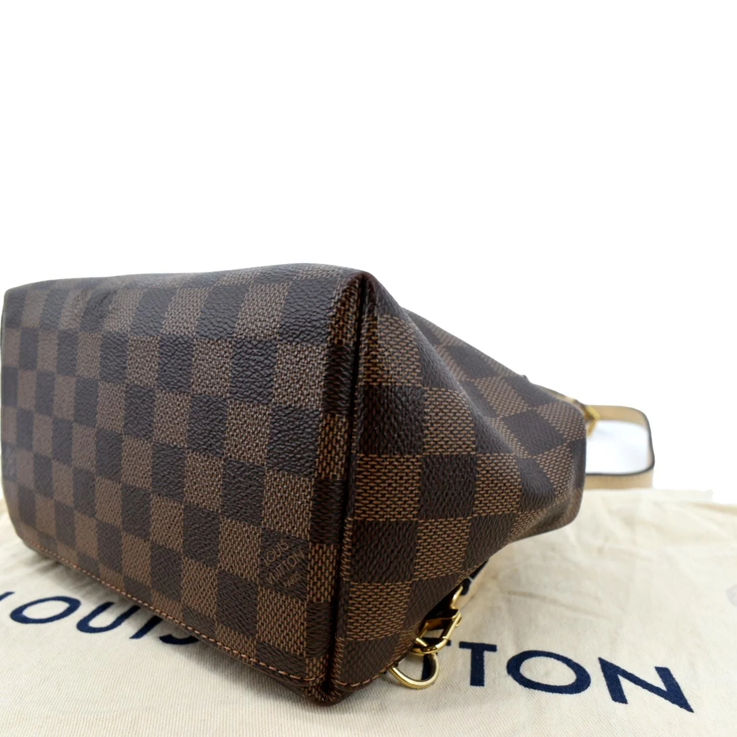 LOUIS VUITTON Clapton Damier Ebene Backpack Bag Creme Beige - Image 7