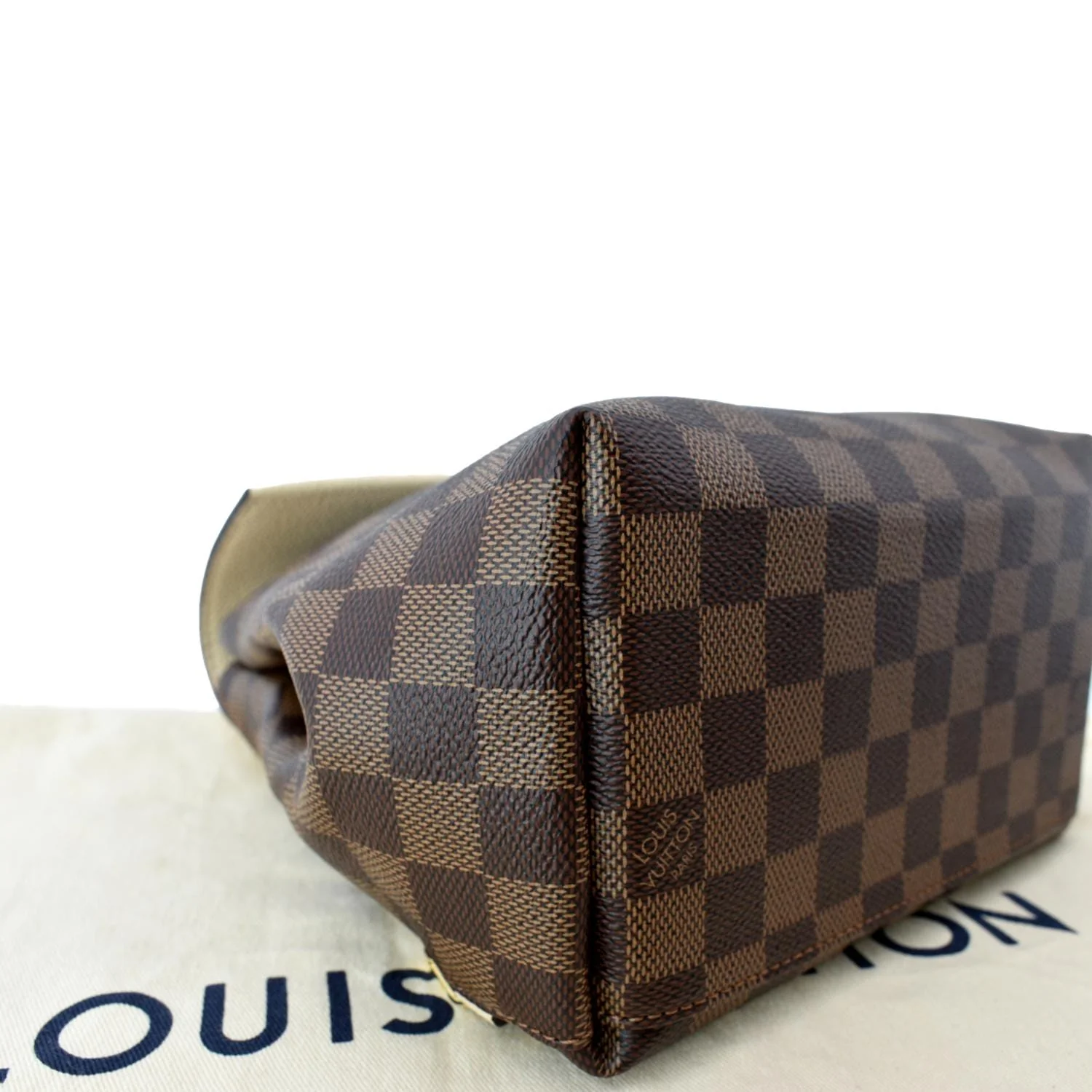 LOUIS VUITTON Clapton Damier Ebene Backpack Bag Creme Beige - Image 9