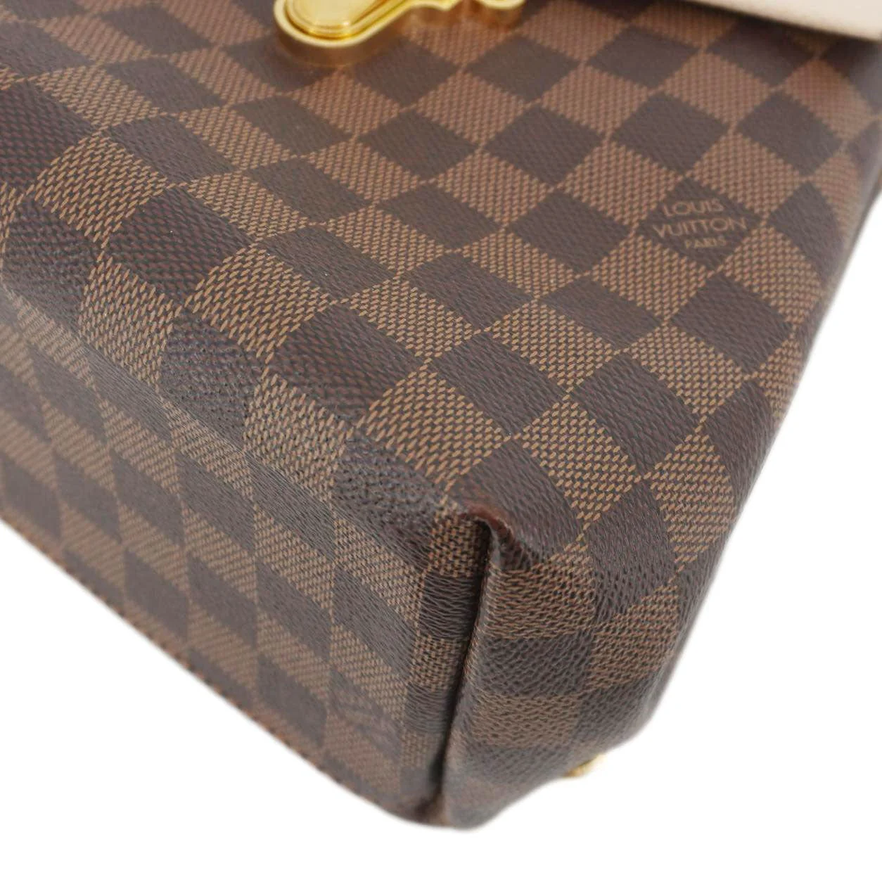 LOUIS VUITTON Clapton Damier Ebene Backpack Bag Creme Beige - Image 8