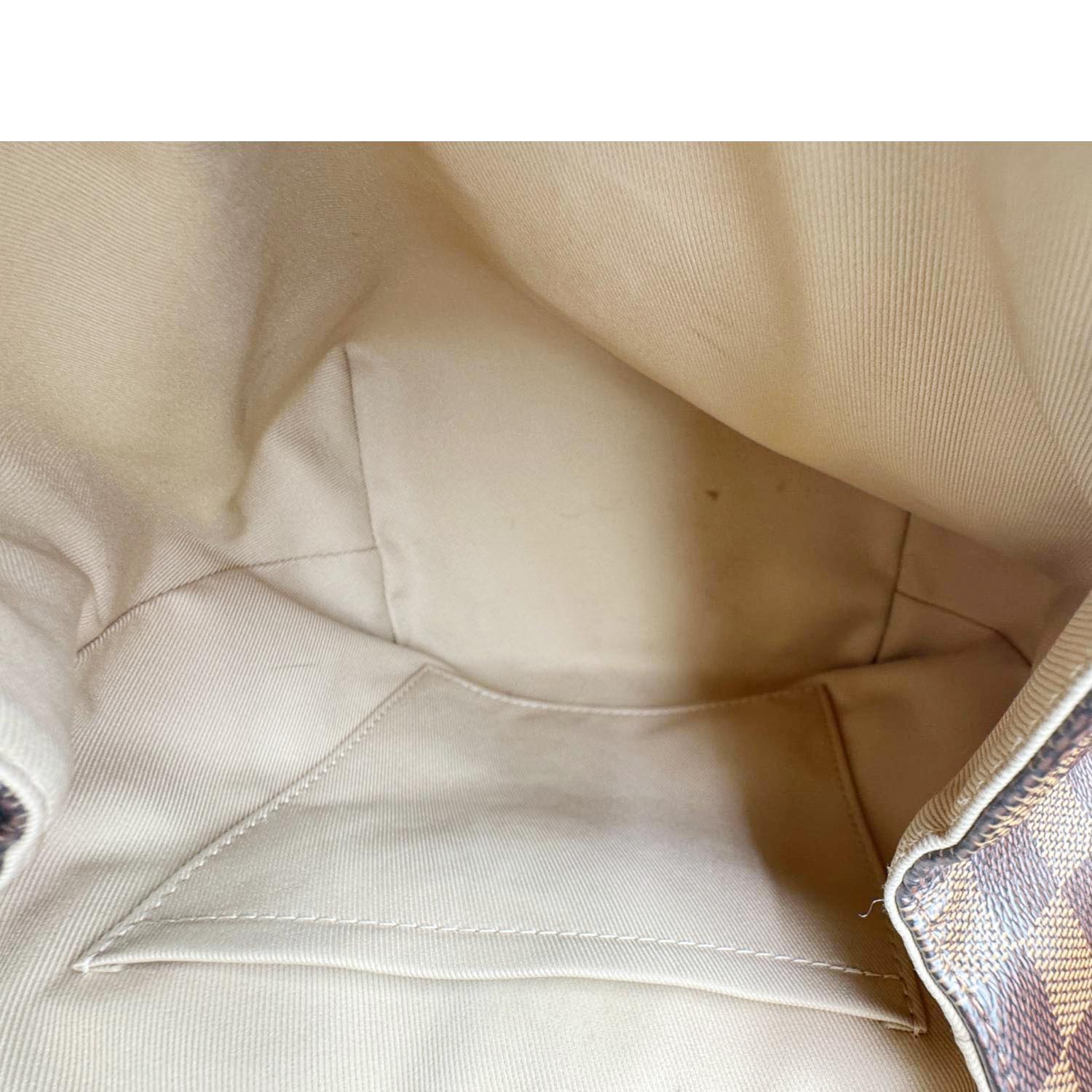 LOUIS VUITTON Clapton Damier Ebene Backpack Bag Beige - Image 10