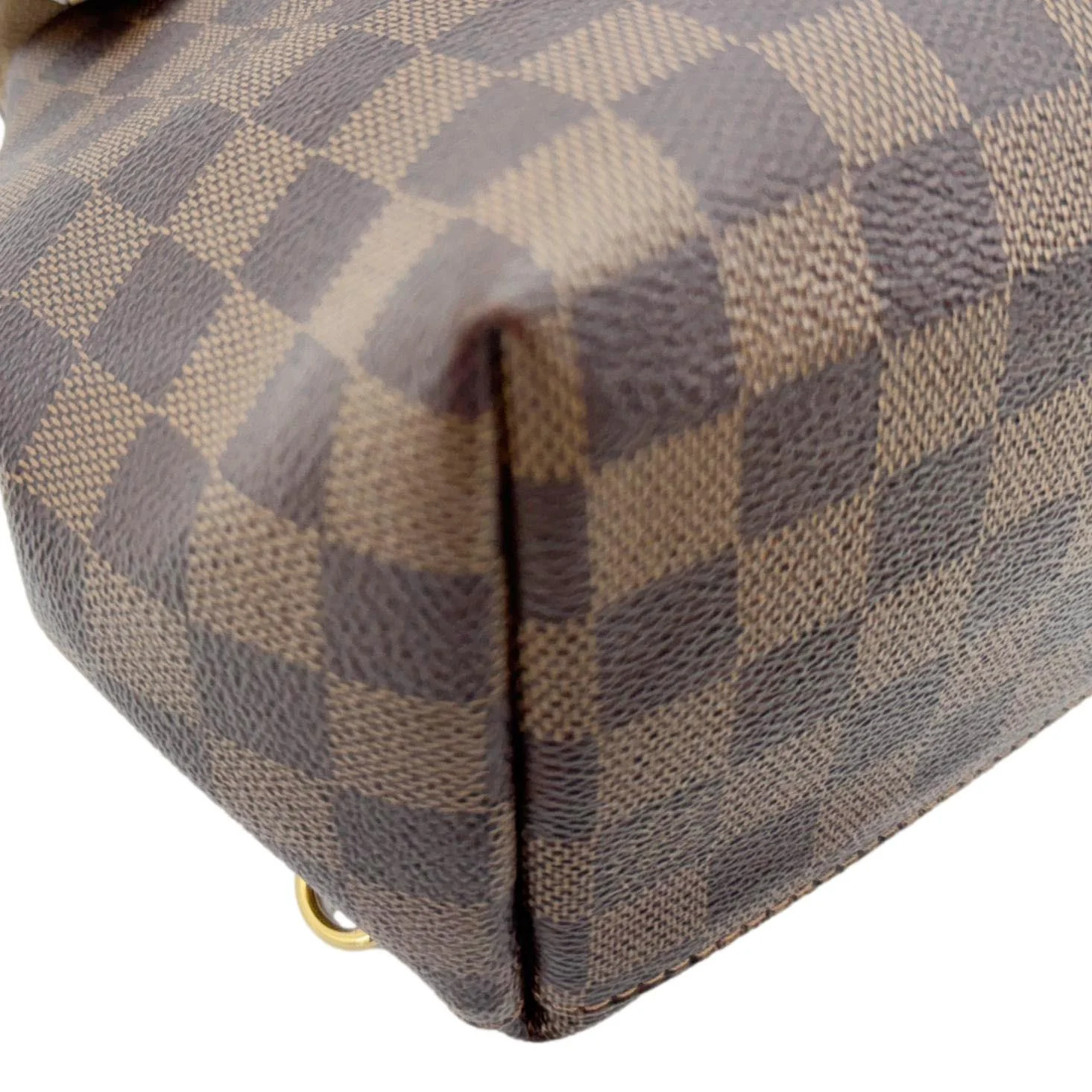 LOUIS VUITTON Clapton Damier Ebene Backpack Bag Beige - Image 8