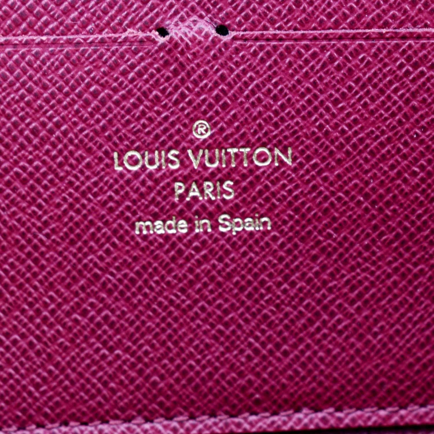LOUIS VUITTON Clemence Monogram Canvas Zippy Wallet Brown - Image 11