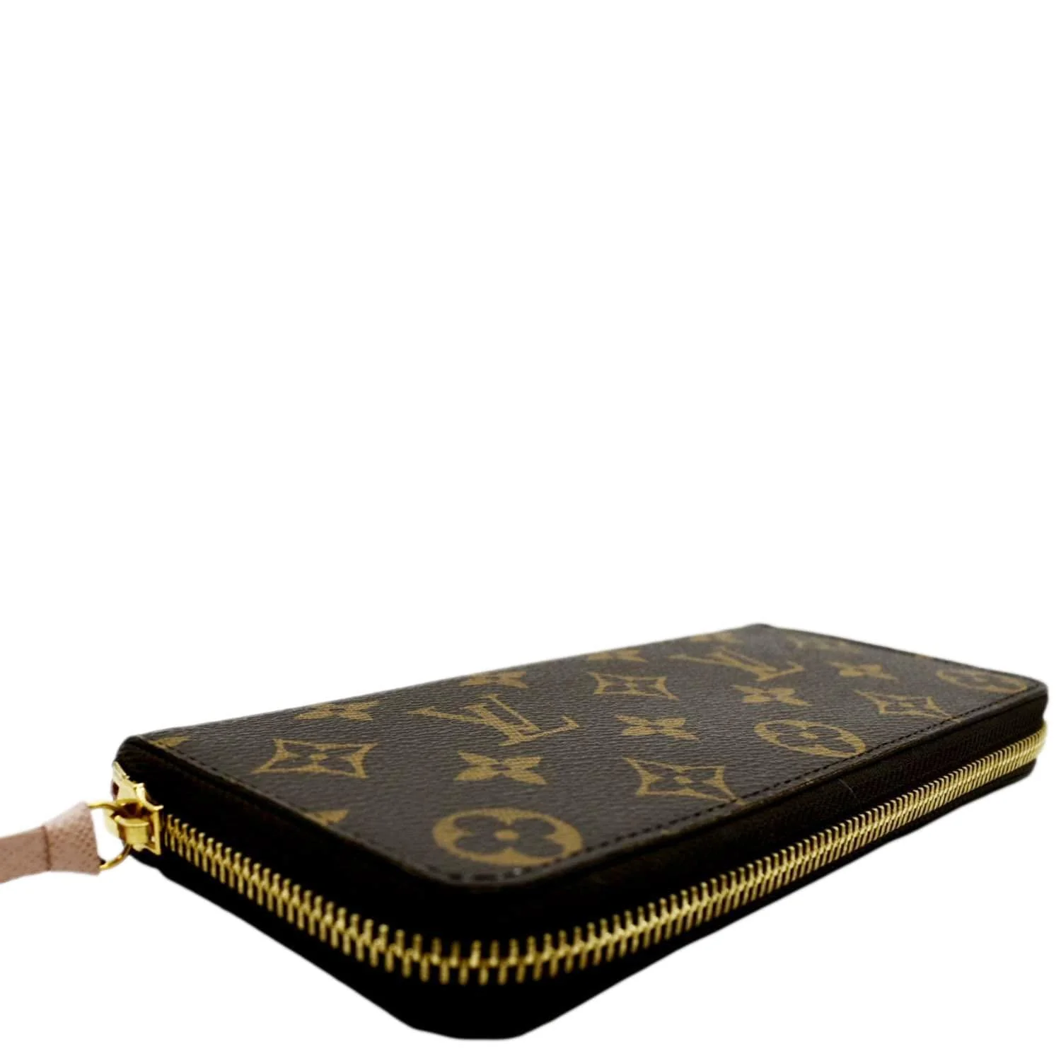 LOUIS VUITTON Clemence Monogram Canvas Zippy Wallet Brown - Image 6