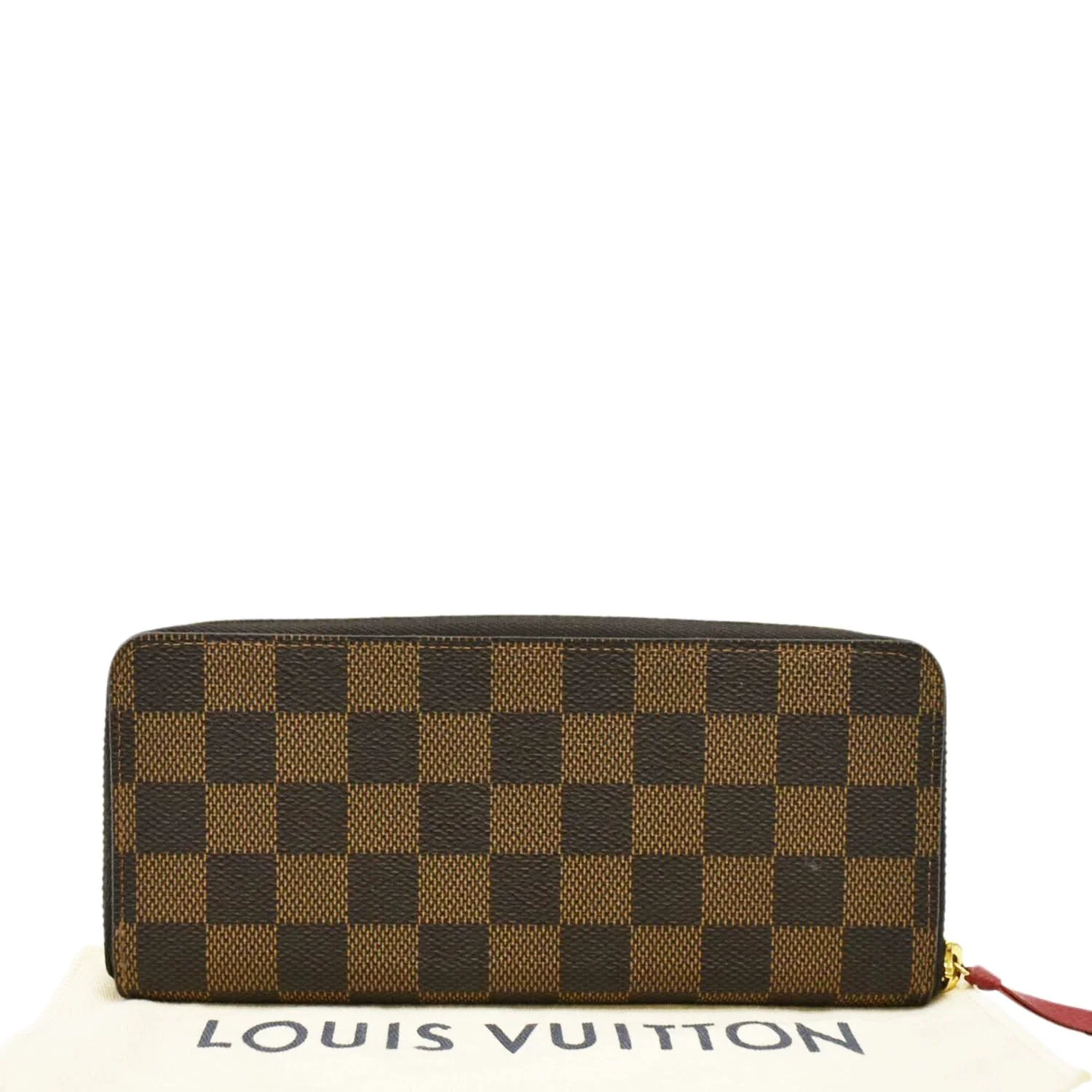 LOUIS VUITTON Clemence Damier Ebene Zippy Wallet Brown - Image 3