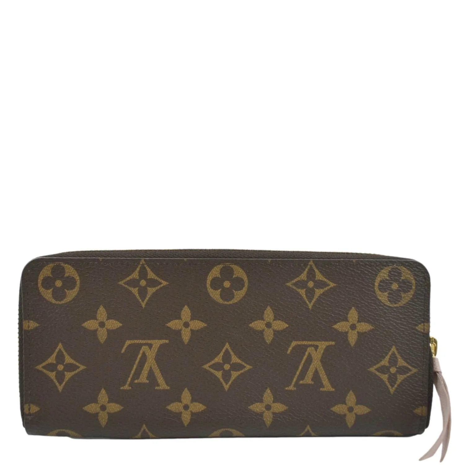 LOUIS VUITTON Clemence Monogram Canvas Zippy Wallet Brown - Image 4